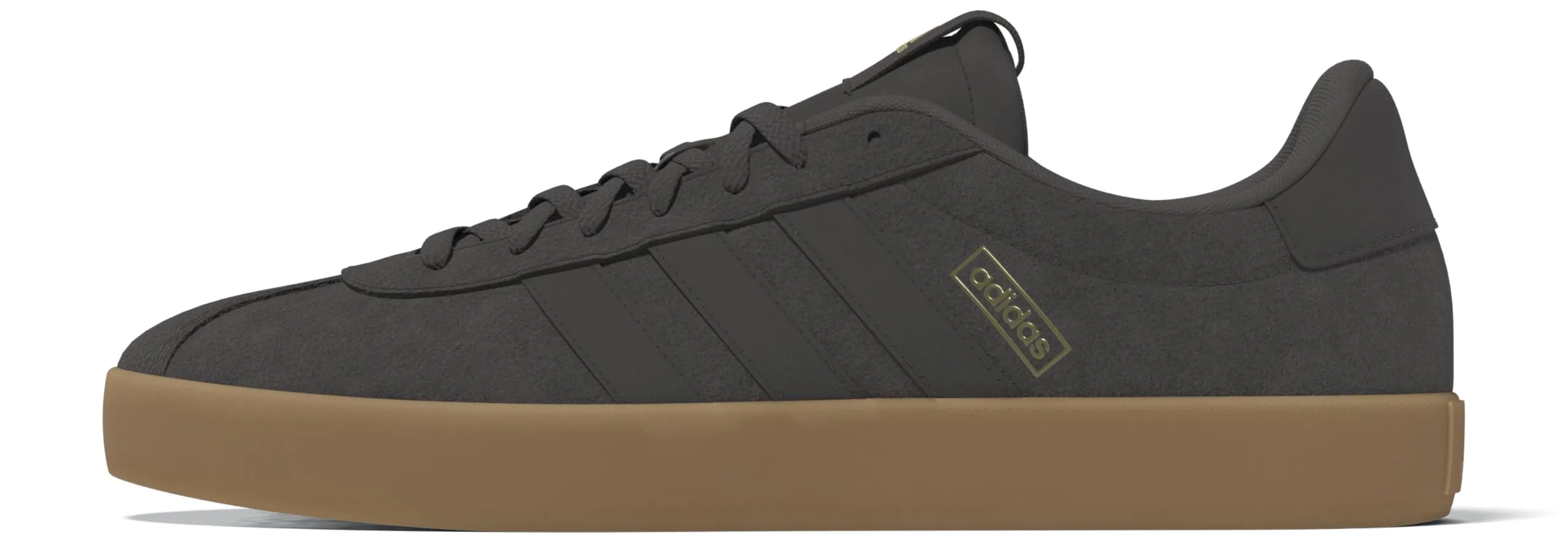 Adidas VL Court 3.0 Shoes, Charcoal/Charcoal/Gold Met., 41 1/3 EU - immagine 9