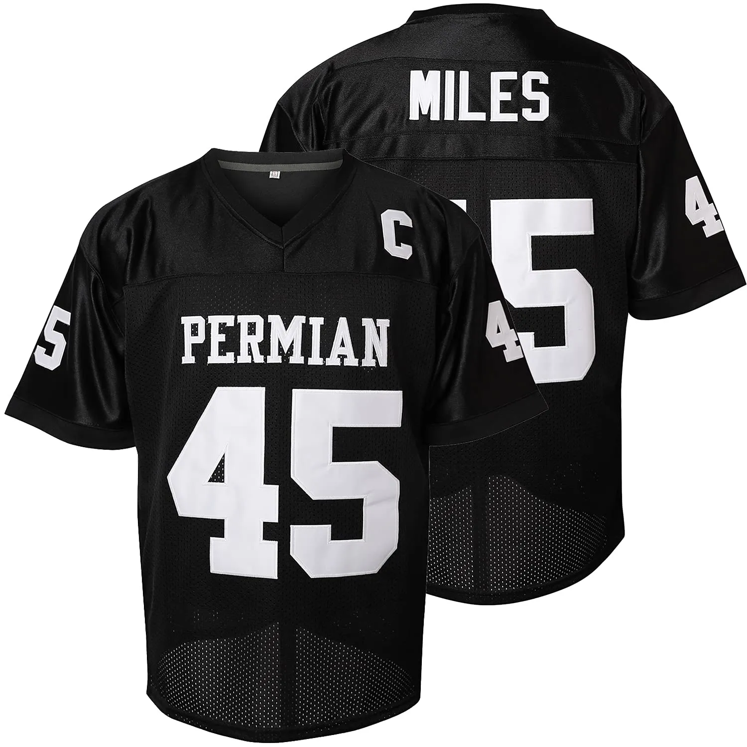 JKNAKN Boobie Miles Permian Friday Night Lights Jersey 45 - White/Black, S - immagine 1