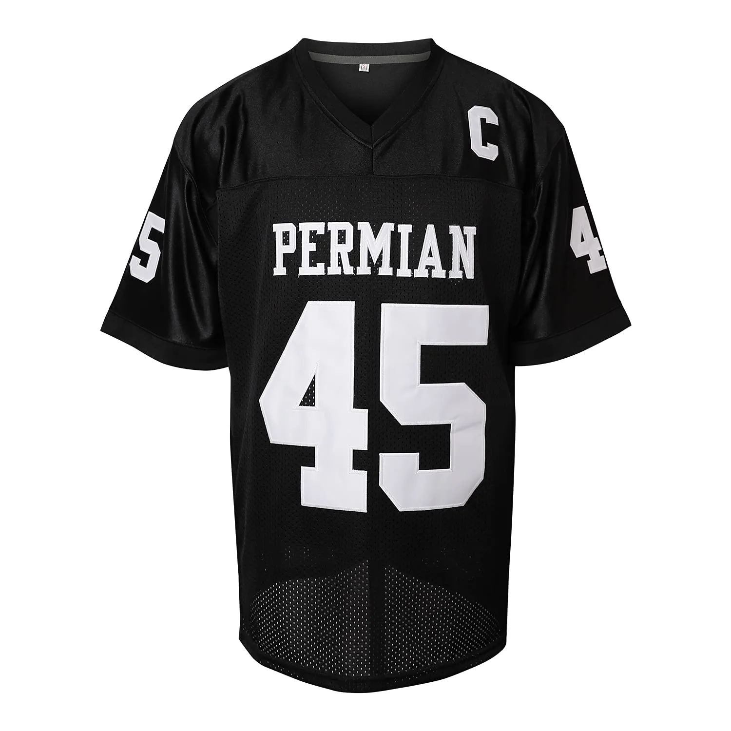 JKNAKN Boobie Miles Jersey 45 Permian Friday Night Lights, White and Black, 3XL - immagine 2