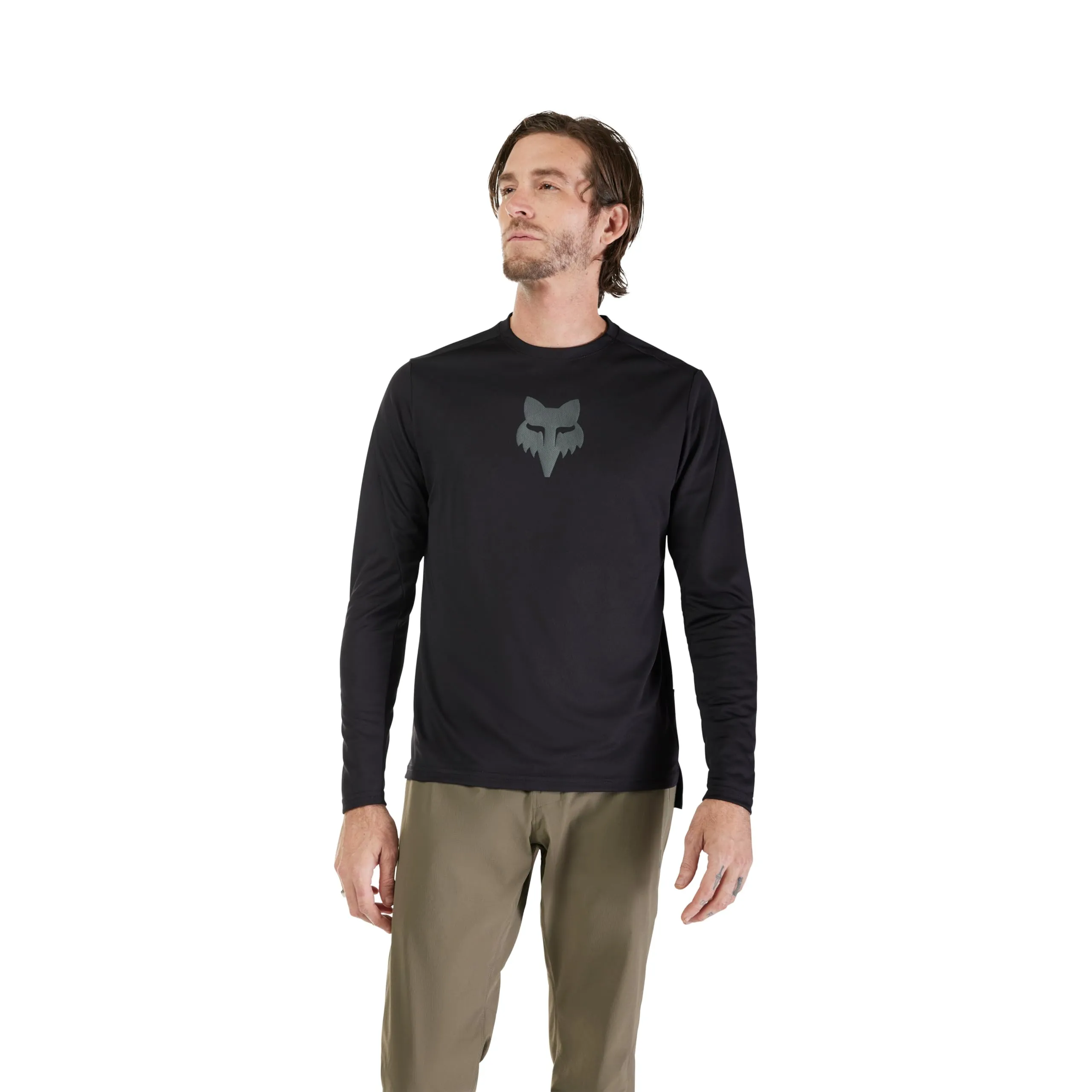 Fox Racing Ranger LS Jersey - Black Fox Head - XL - immagine 3