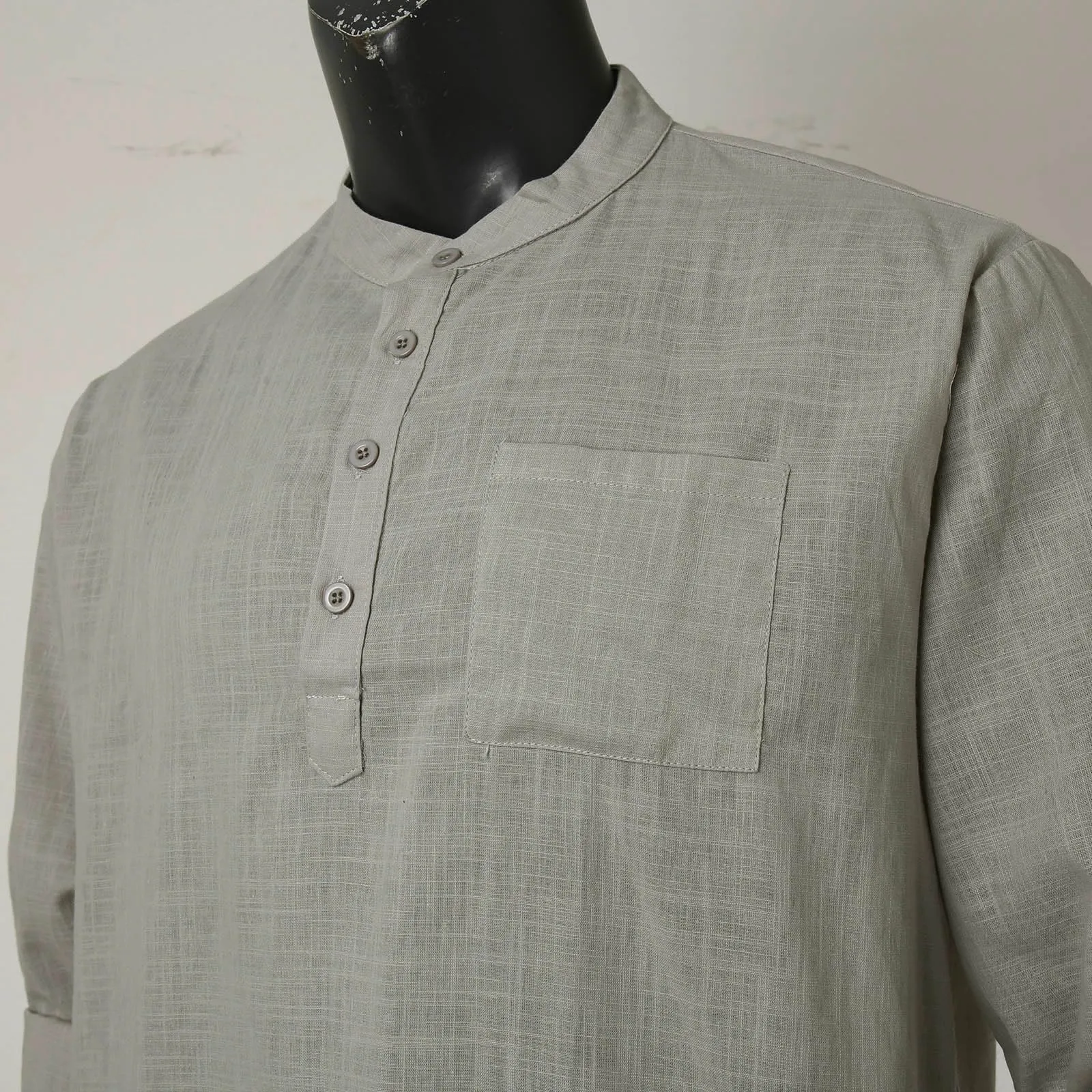 CEWIFO L’ D’Oro Camicia Manica Corta Estiva Casual per Uomo con Bottoni e Tasca - immagine 3