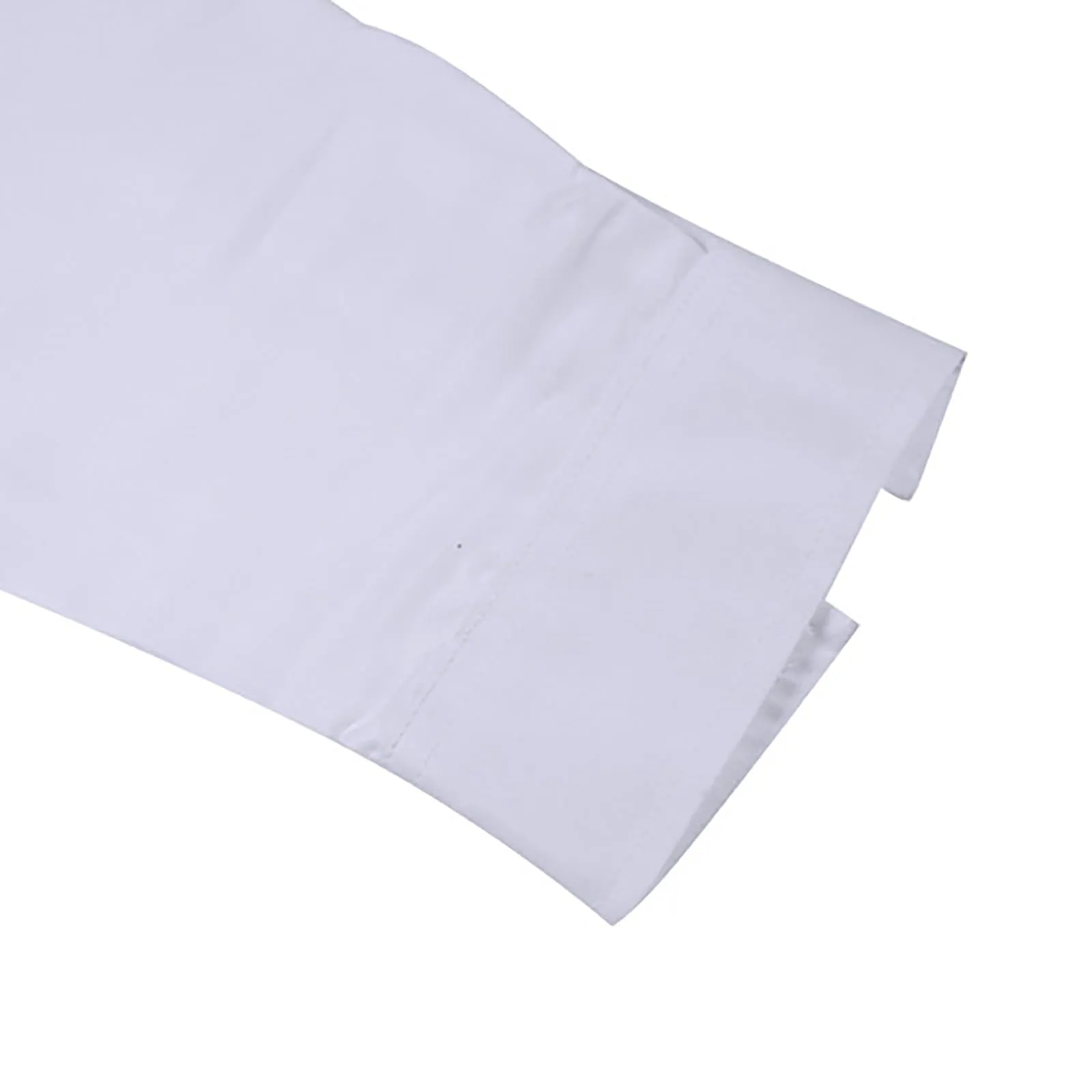Generico Camicia Uomo Slim Fit Western Maniche Lunghe, Bianco, S - immagine 4