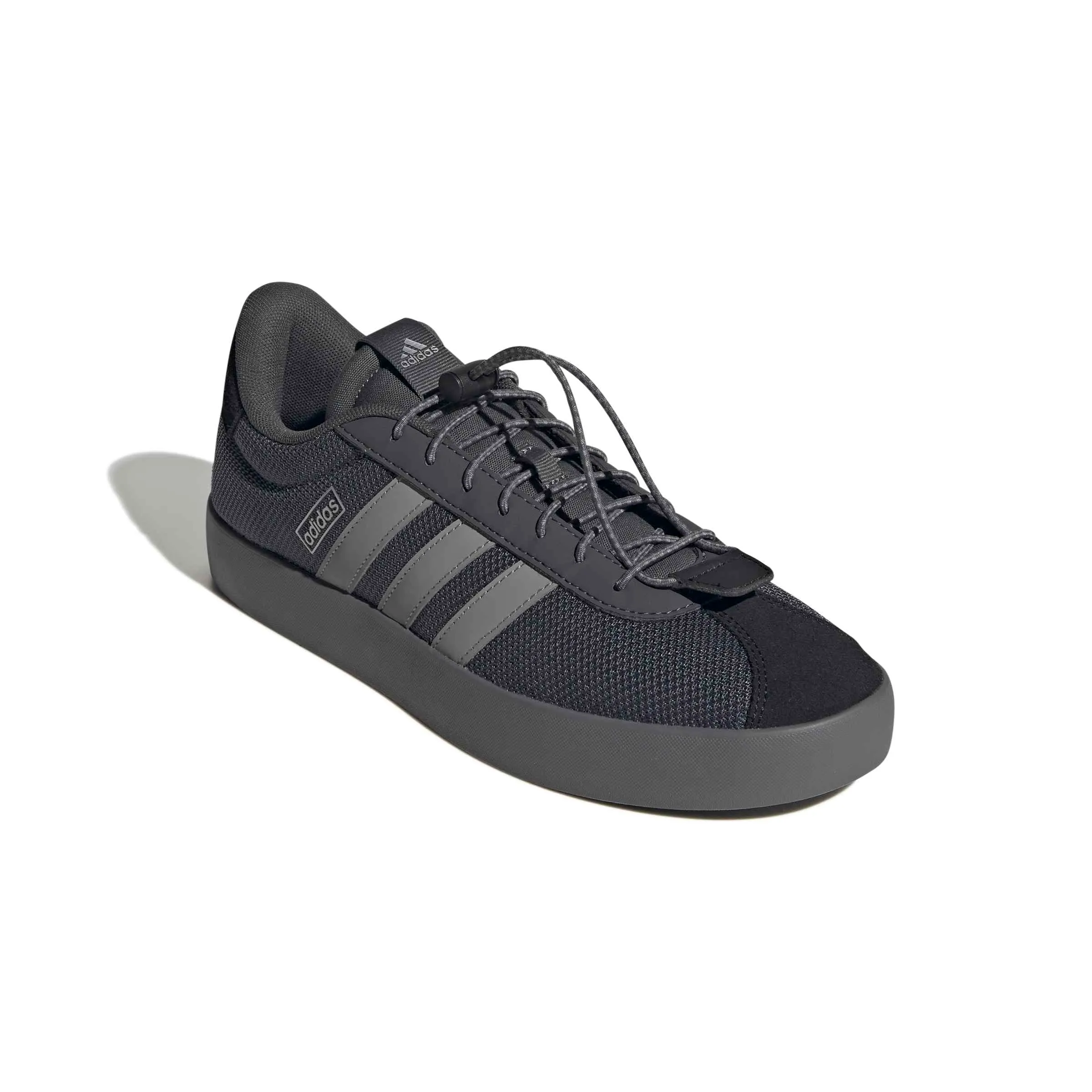 adidas VL Court 3.0 Shoes, Grey Six/Solid Grey/Grey Four, 41 1/3 EU - immagine 4