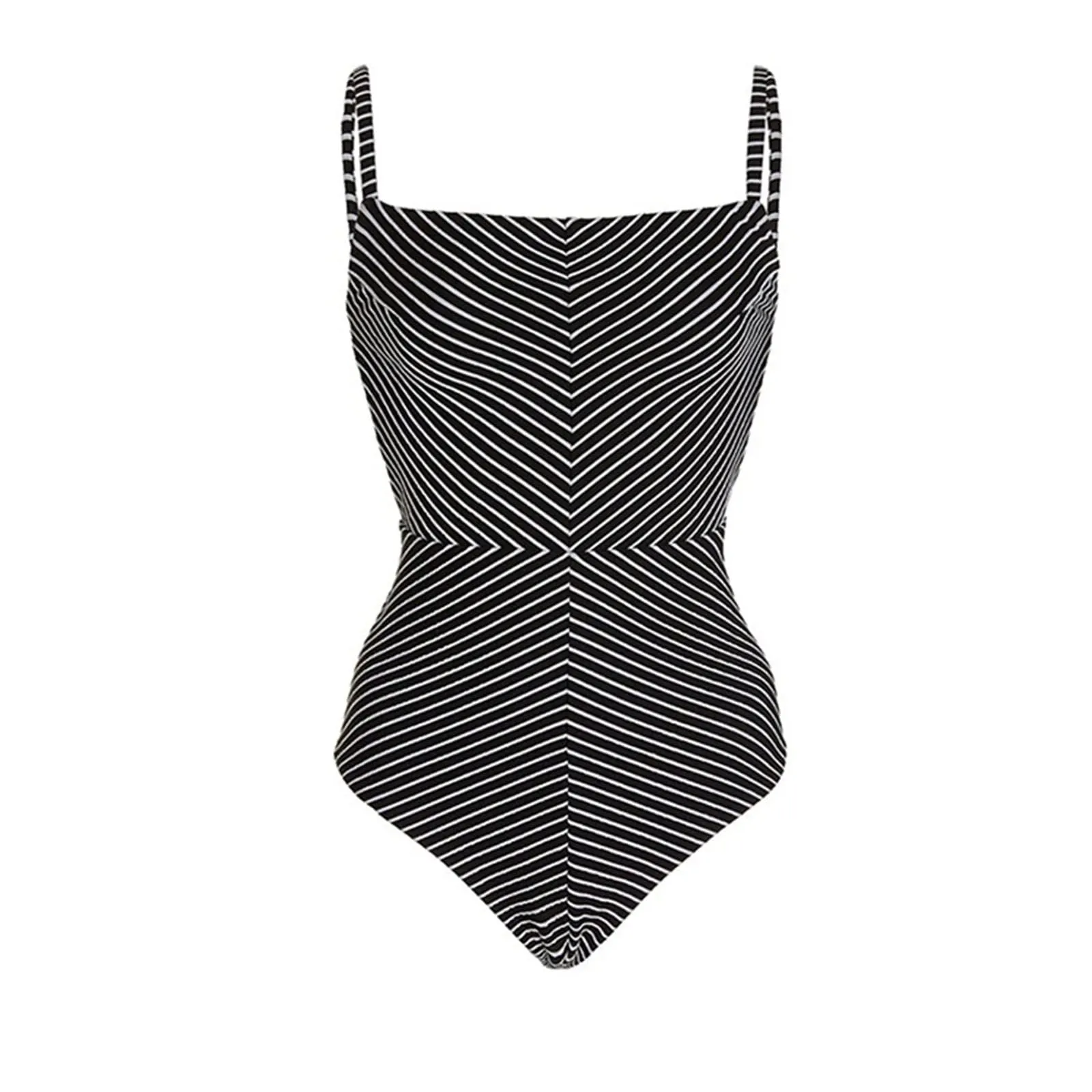 PAIDAXING Costume da bagno da donna 2 pezzi con pareo, stampa floreale vintage, monokini con gonna avvolgente Boho, Nero, M - immagine 4