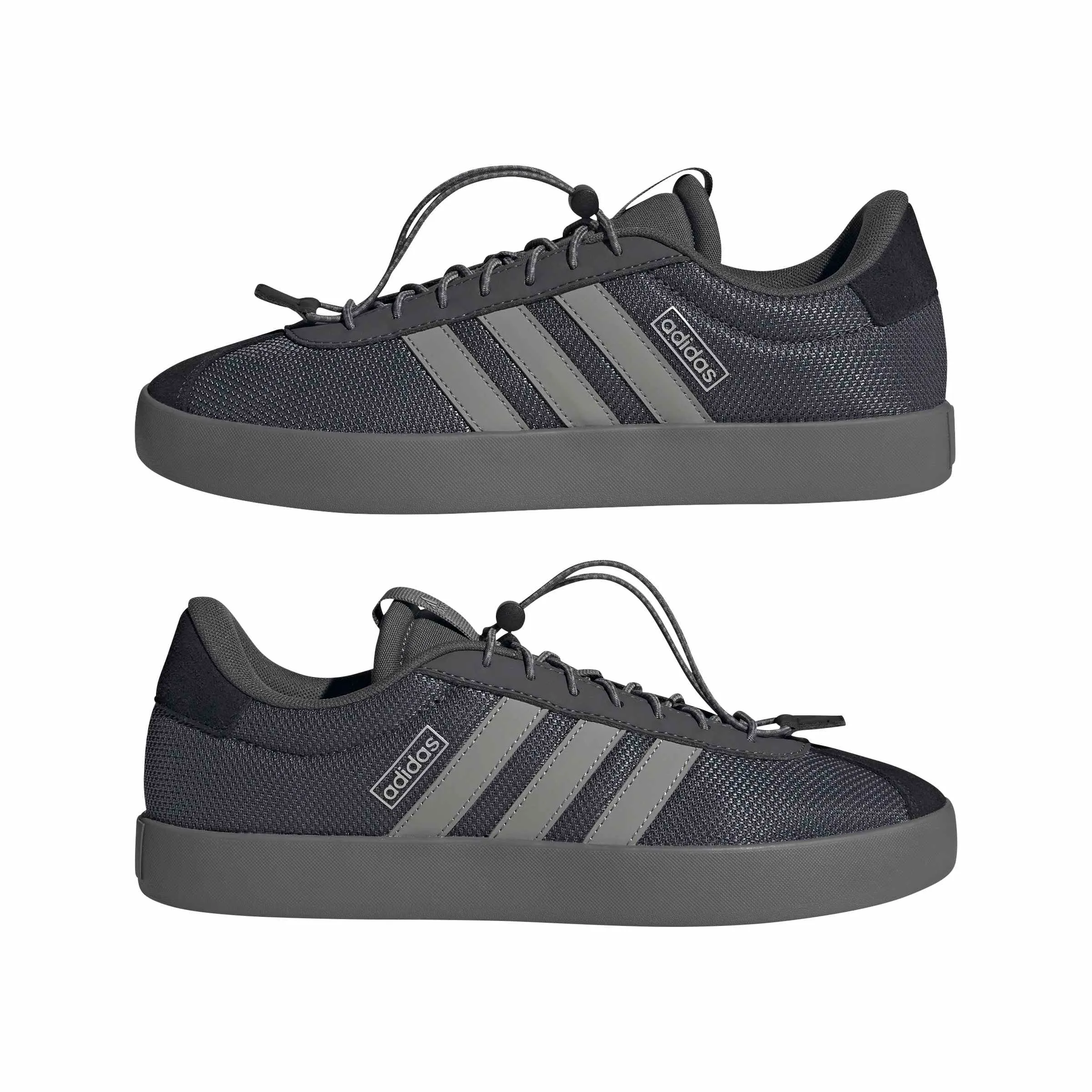 adidas VL Court 3.0 Shoes, Grey Six/Solid Grey/Grey Four, 38 EU - immagine 7