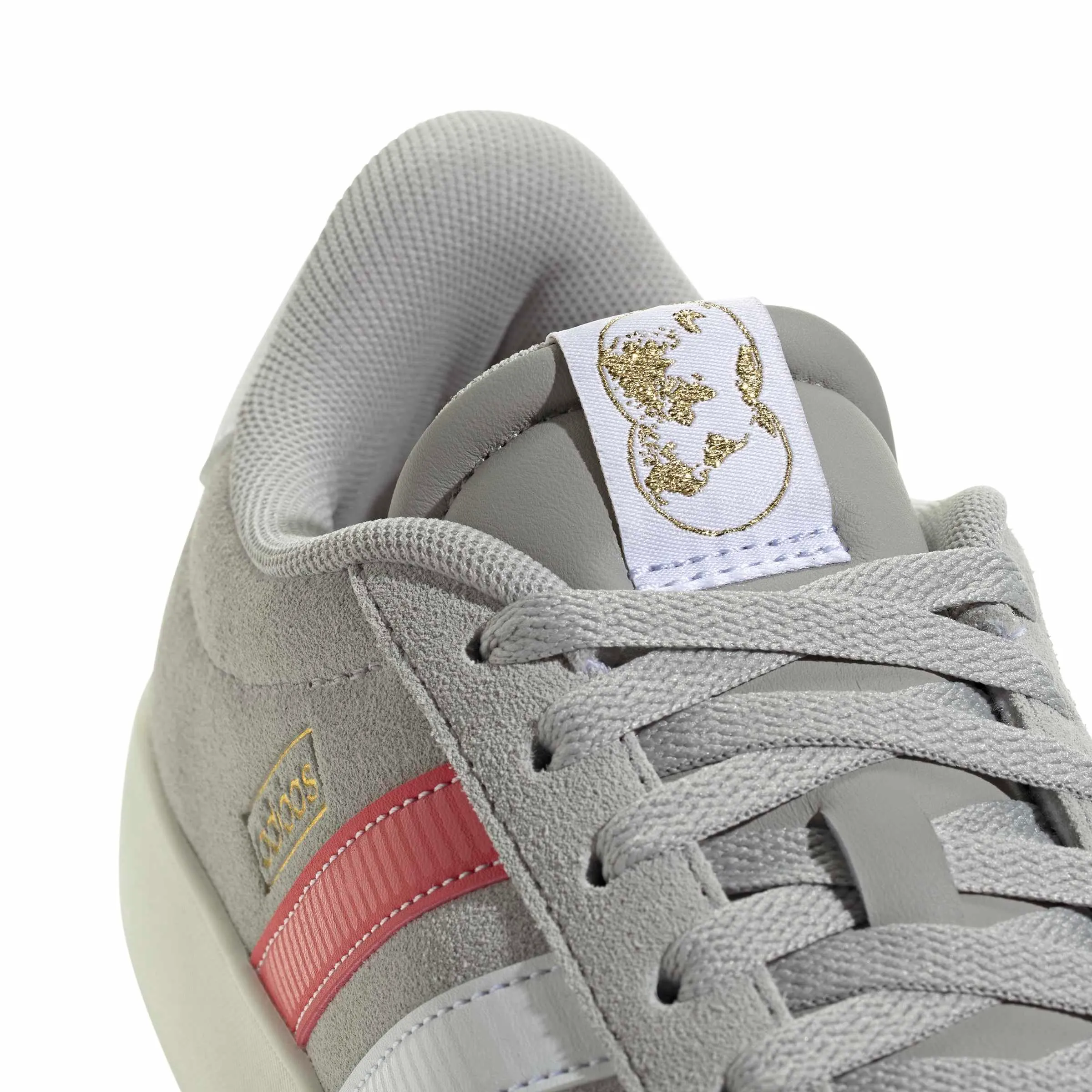 adidas VL Court 3.0 Shoes, Grey Two/Mystery Ink/Pure Ruby, 41 1/3 EU - immagine 4