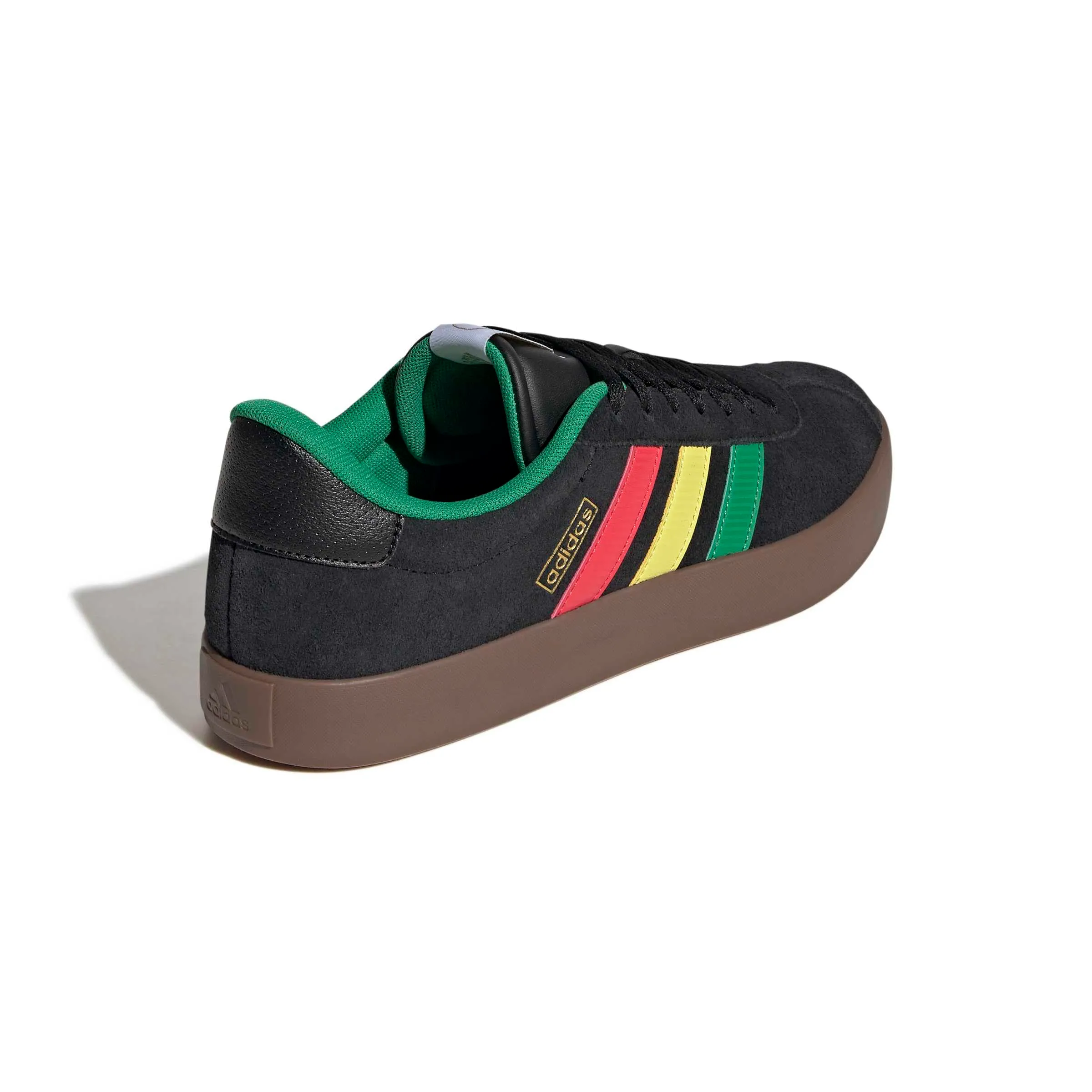 adidas VL Court 3.0 Shoes - Core Black/Green/Pure Ruby - 36 2/3 EU - immagine 5