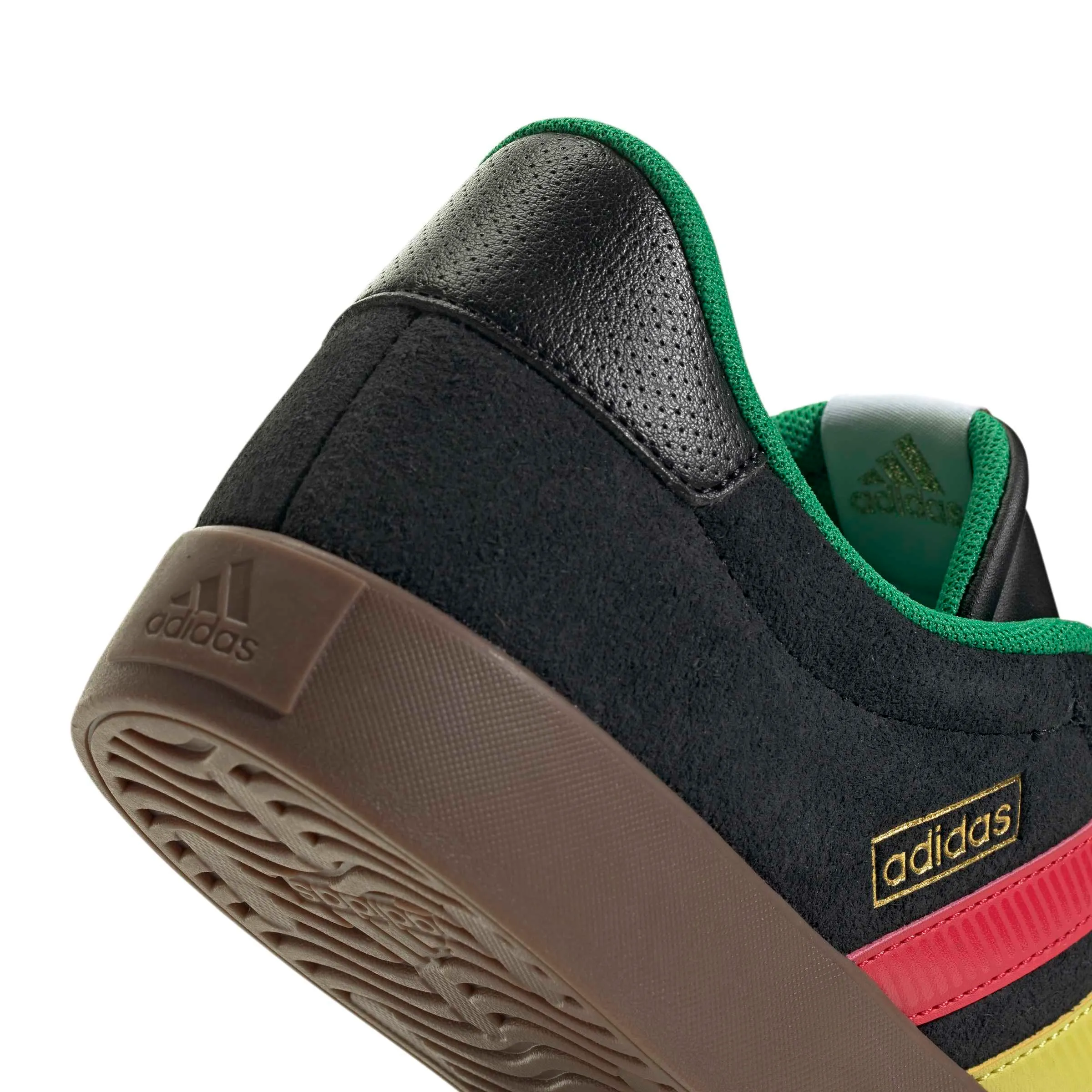 adidas VL Court 3.0 Shoes - Core Black/Green/Pure Ruby - 36 2/3 EU - immagine 7