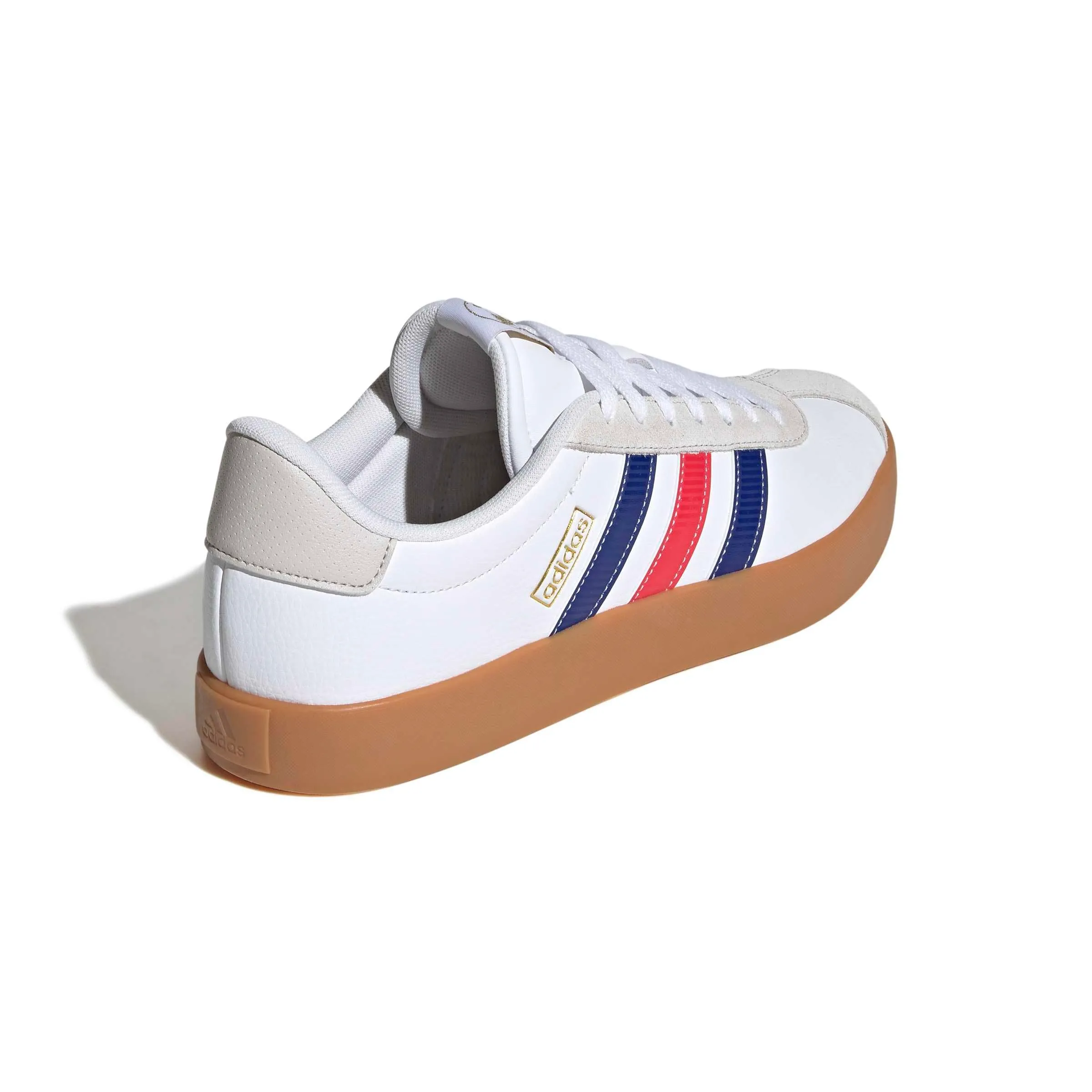 adidas VL Court 3.0 Shoes, Ftwr White/Pure Ruby/Mystery Ink, 36 EU - immagine 6