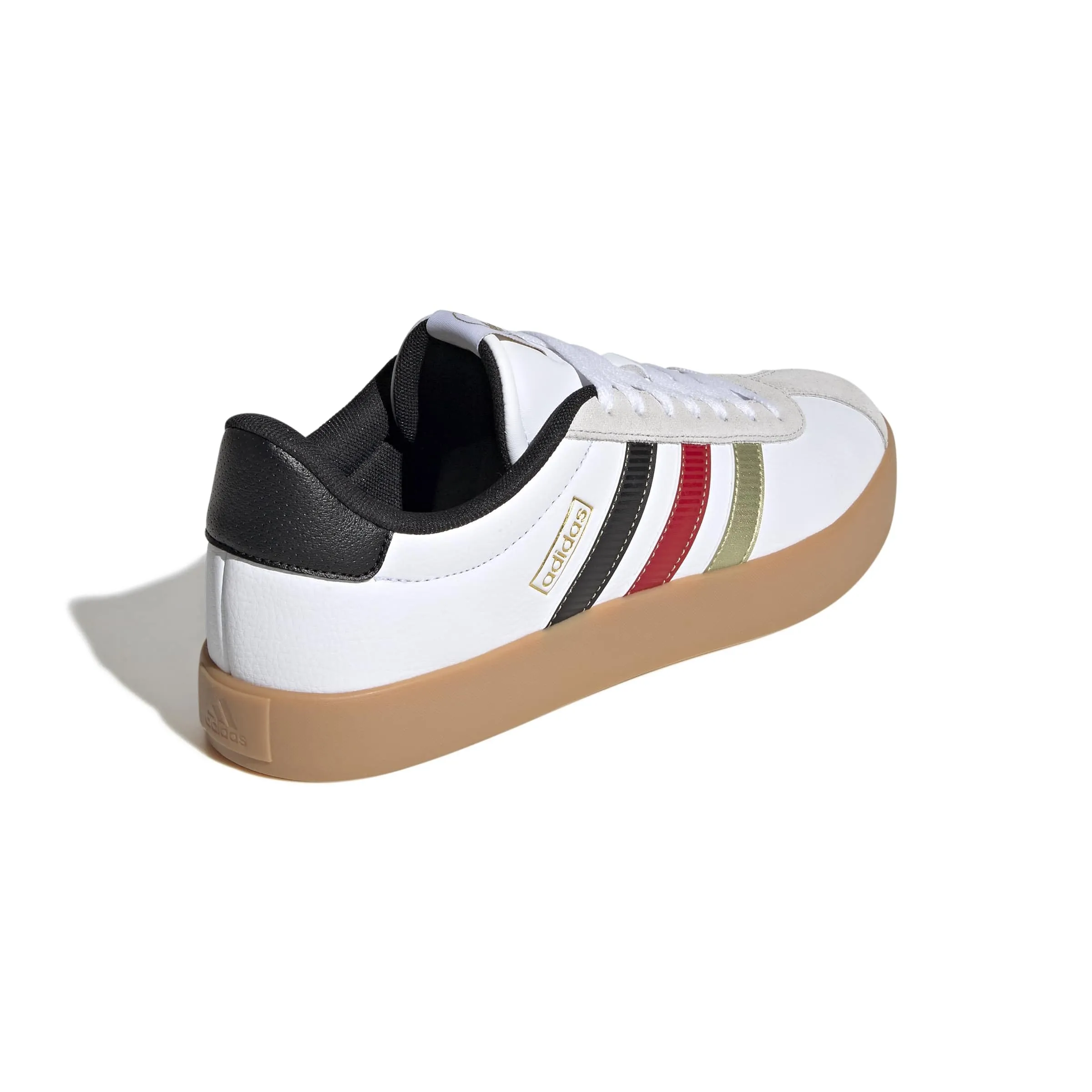 adidas VL Court 3.0 Shoes, Ftwr White/Core Black/Gold Met., 44 EU - immagine 5