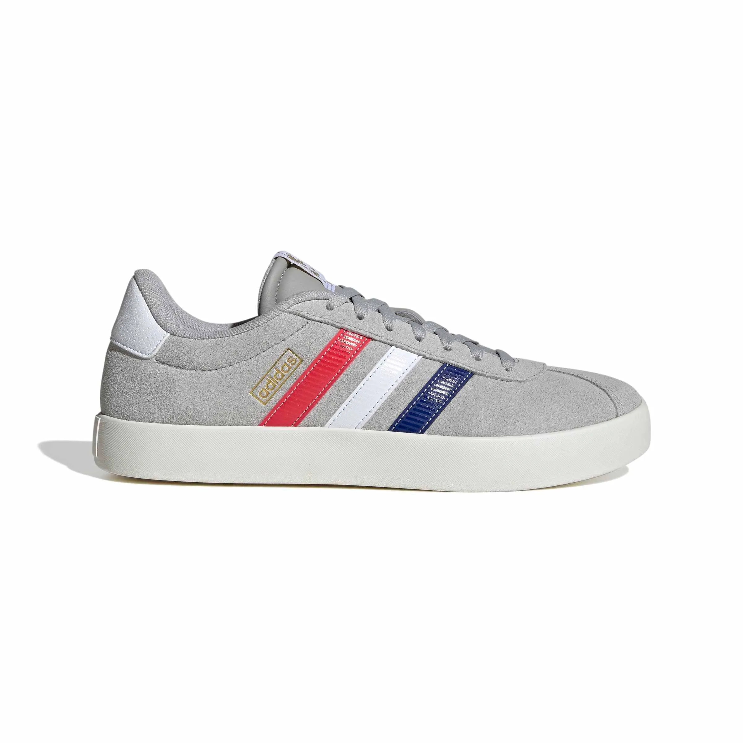 adidas VL Court 3.0 Shoes - Grey Two/Mystery Ink/Pure Ruby - 40 EU - immagine 2