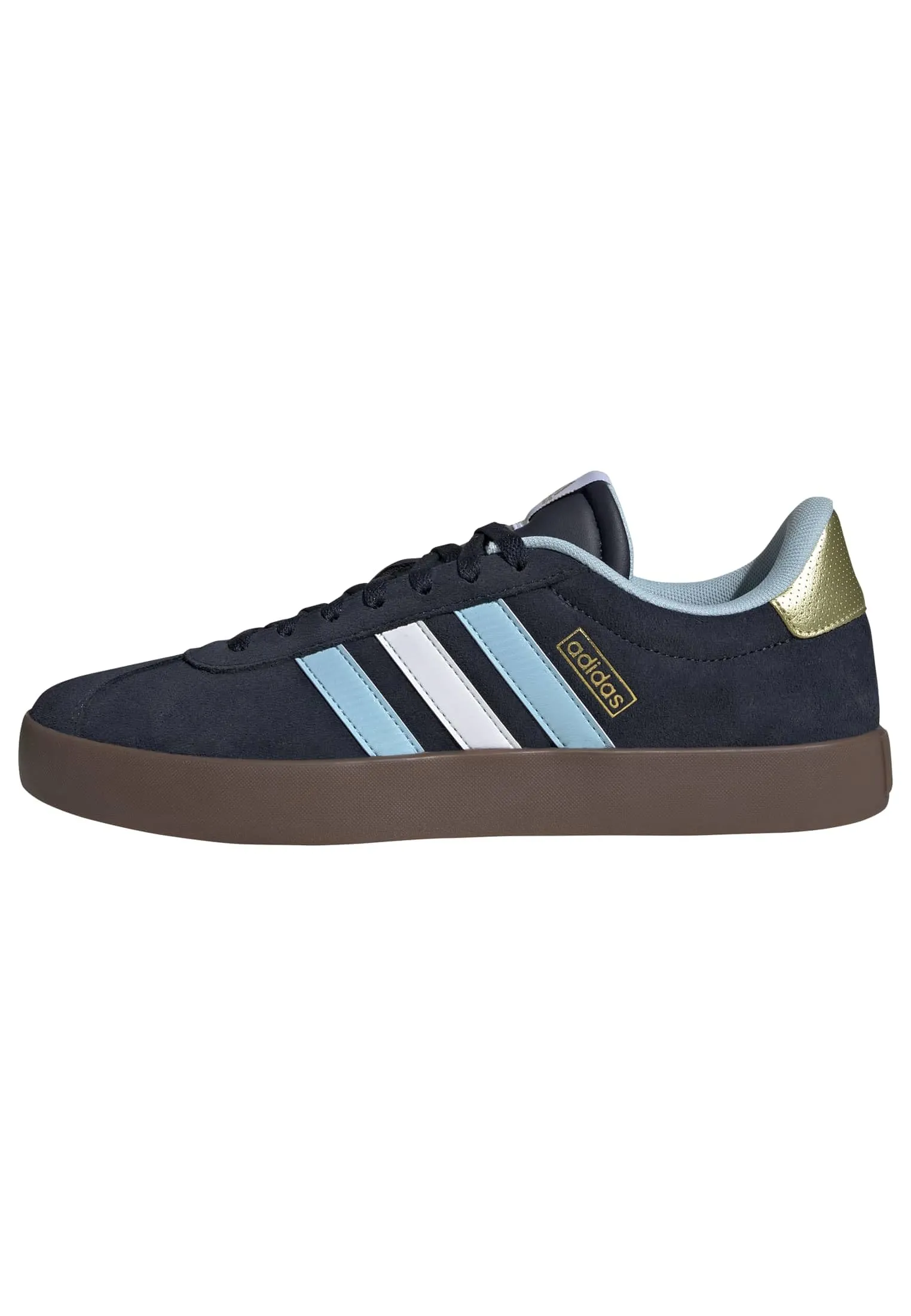 adidas VL Court 3.0 Shoes, Night Navy/Icey Blue/Ftwr White, 35.5 EU - immagine 1