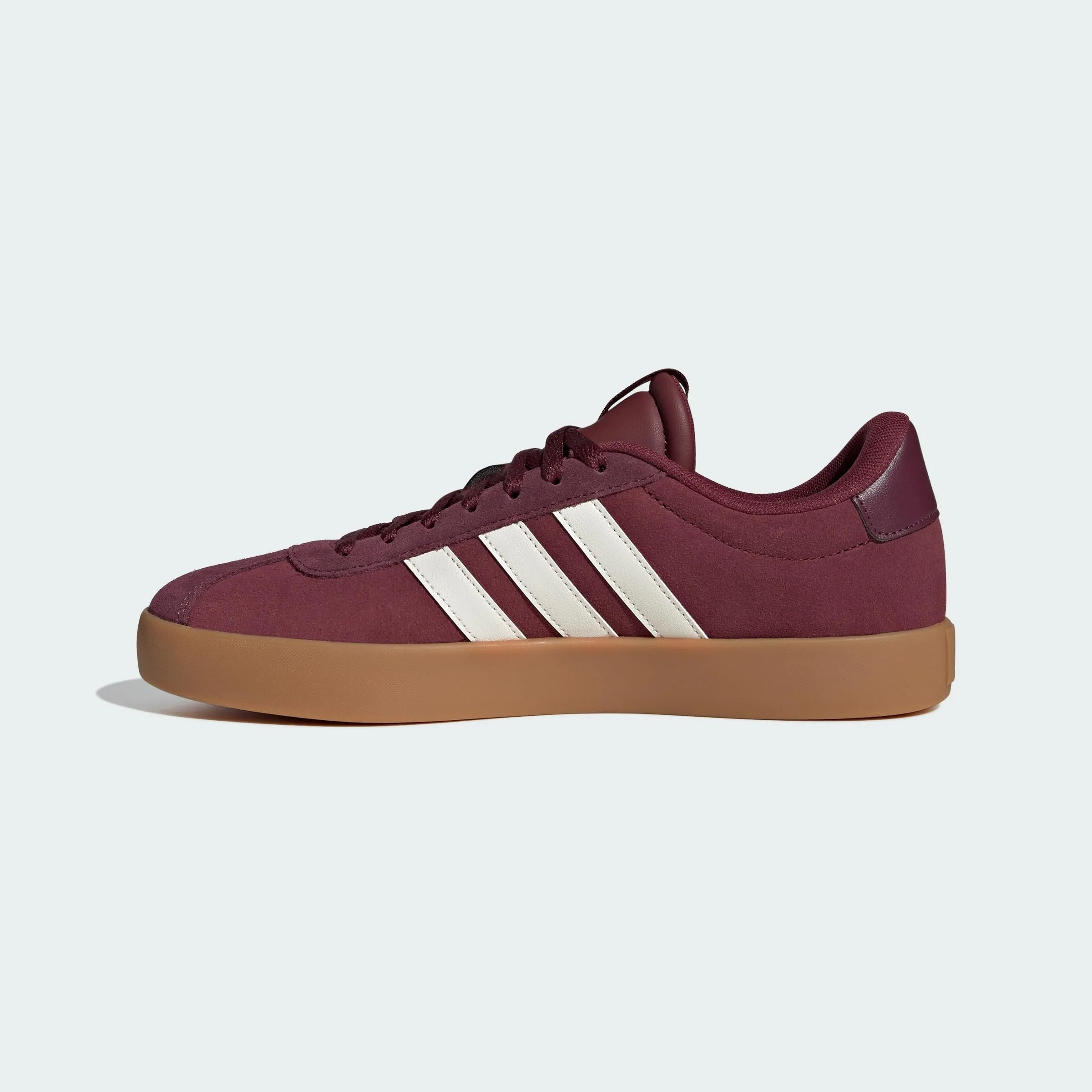 adidas VL Court 3.0 Shoes, Shadow Red/Off White/Maroon, 40 EU - immagine 5