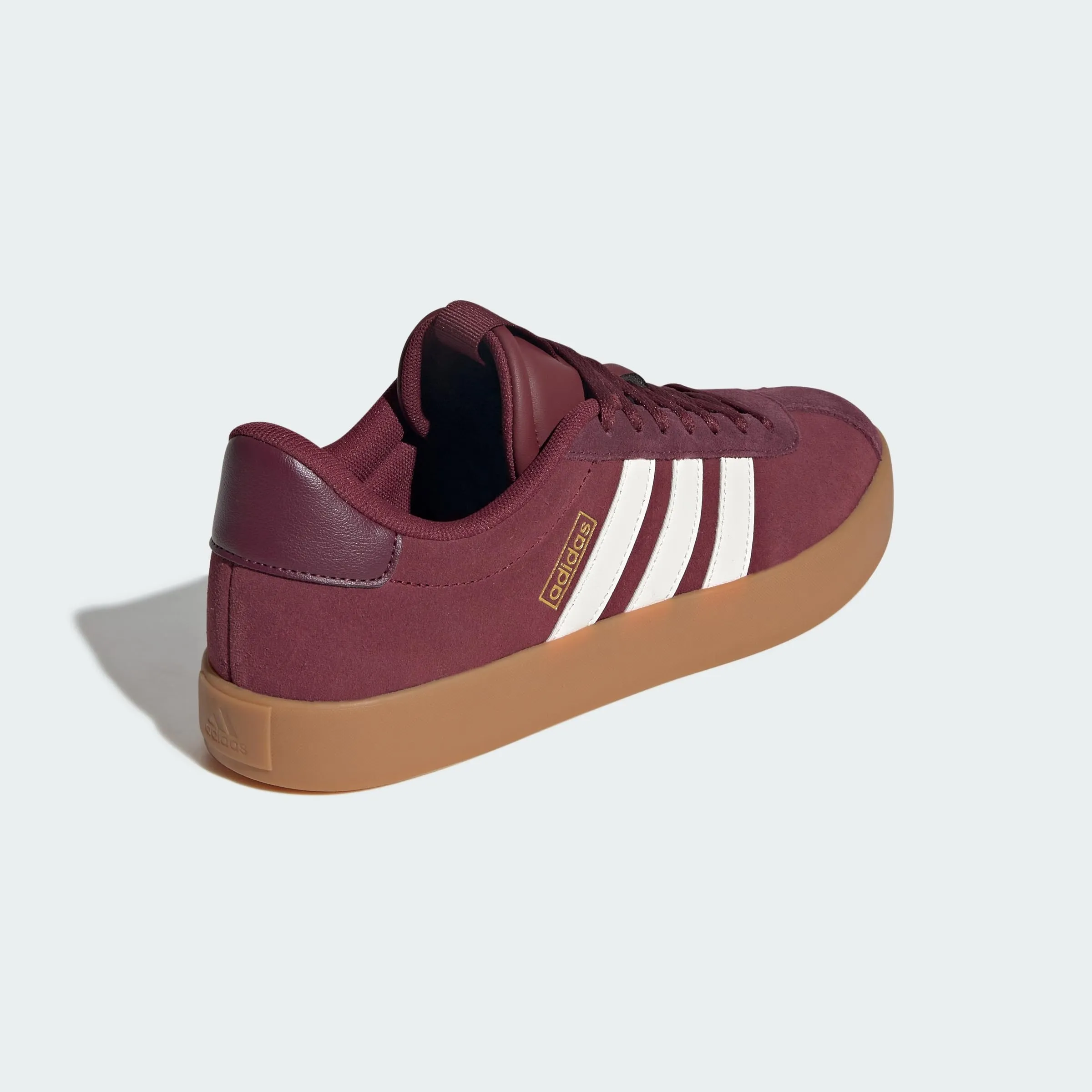 adidas VL Court 3.0 Shoes, Shadow Red/Off White/Maroon, 40 EU - immagine 9