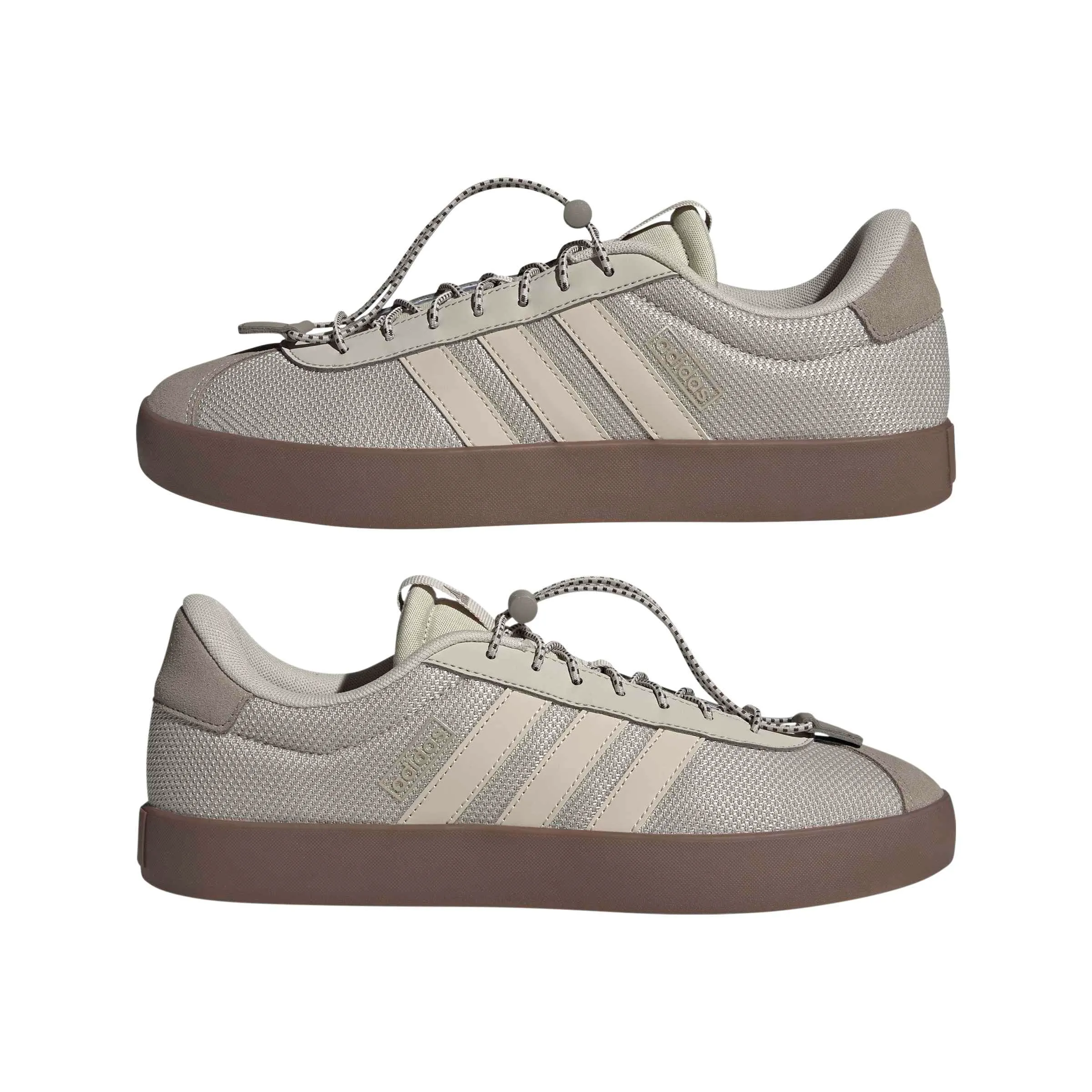 adidas VL Court 3.0 Shoes, Wonder Alumina/Alumina/Gum5, 46 EU - immagine 6