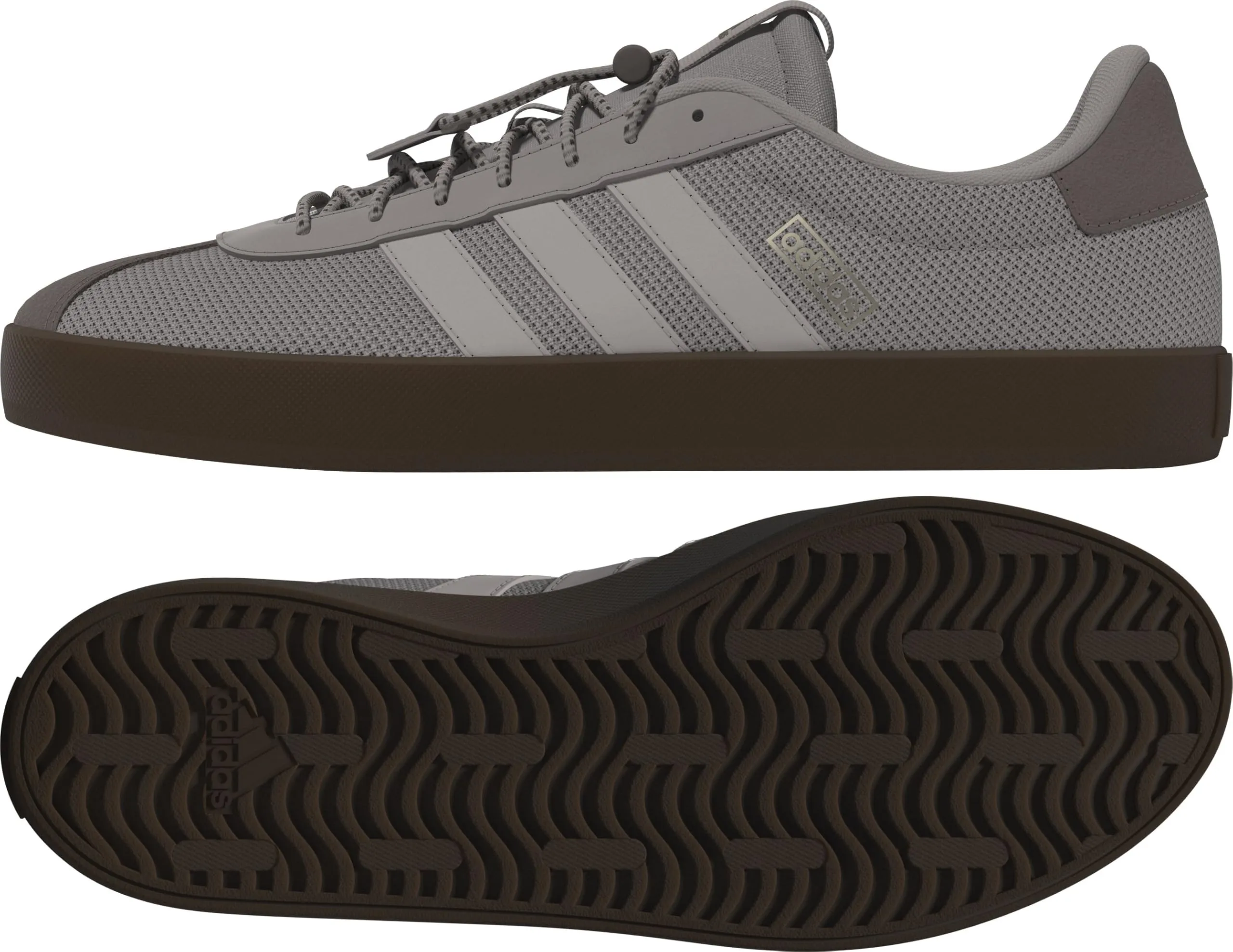 adidas VL Court 3.0 Shoes, Wonder Alumina/Alumina/Gum5, 46 EU - immagine 9