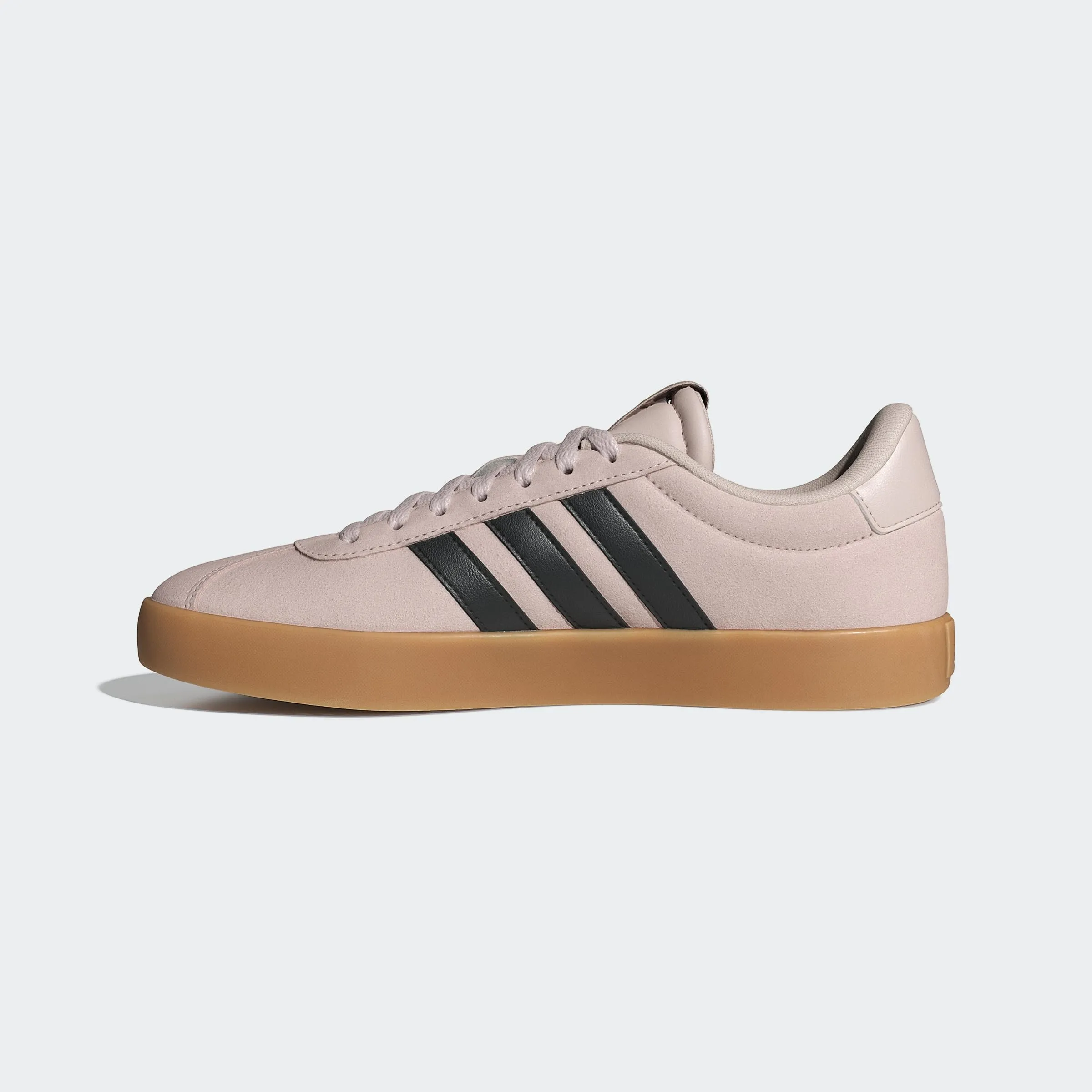 adidas VL Court 3.0 Shoes - Putty Mauve/Core Black/Gold Met - 42 2/3 EU - immagine 4