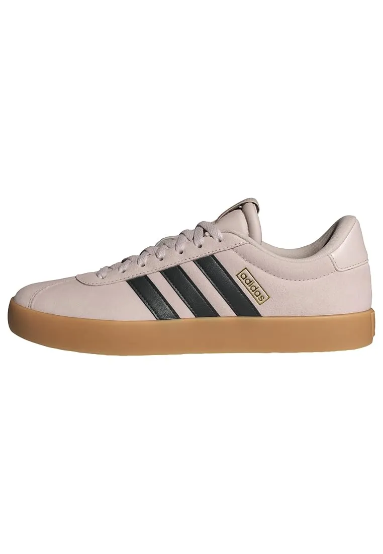 adidas VL Court 3.0 Shoes, Putty Mauve/Core Black/Gold Met., 44 EU - immagine 1