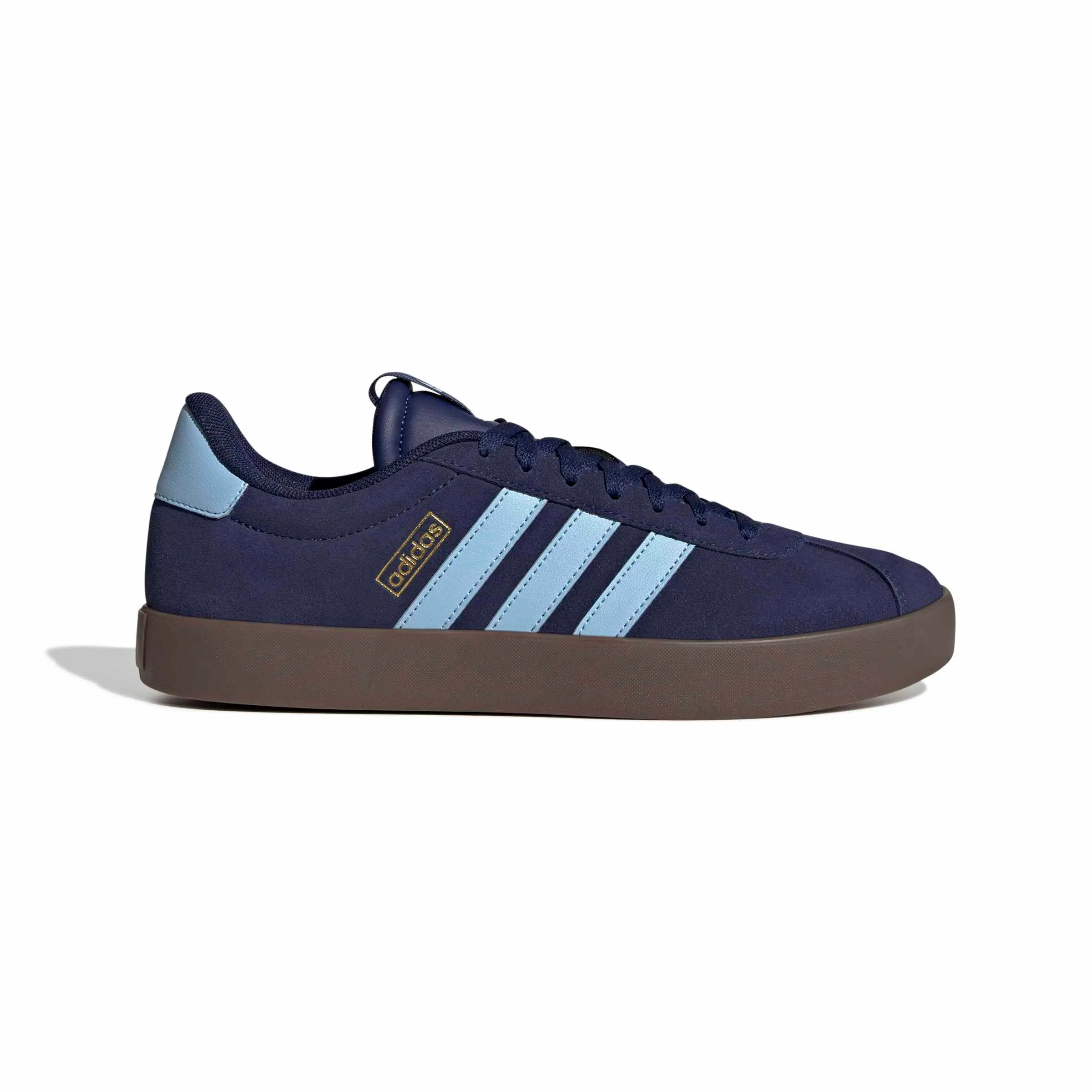 adidas VL Court 3.0 Shoes, Dark Blue/Clear Sky/Gold Met., 36 EU - immagine 2