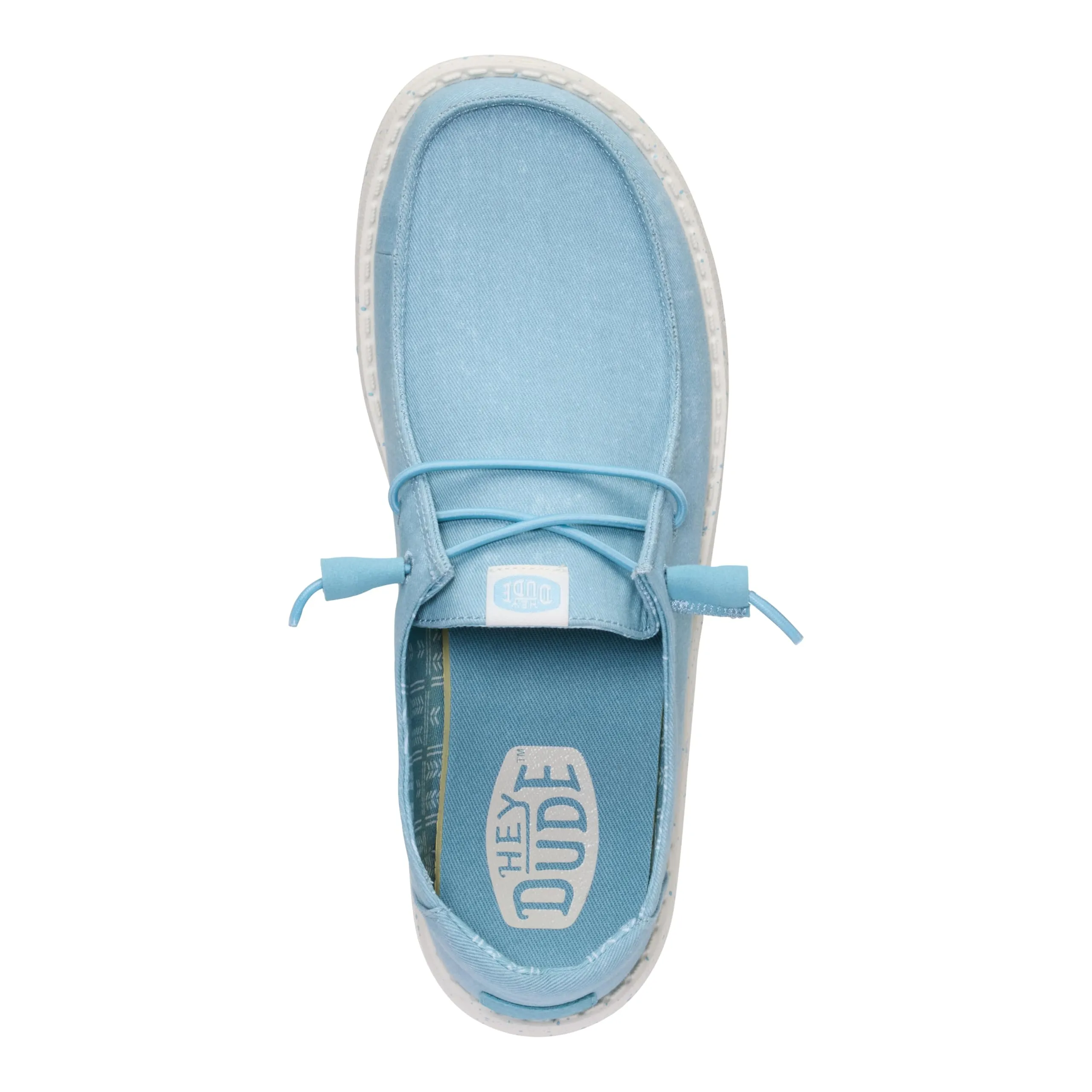 HEYDUDE Wendy Scarpe da donna in tela elasticizzata, Blu tormalina, 38 EU - immagine 5