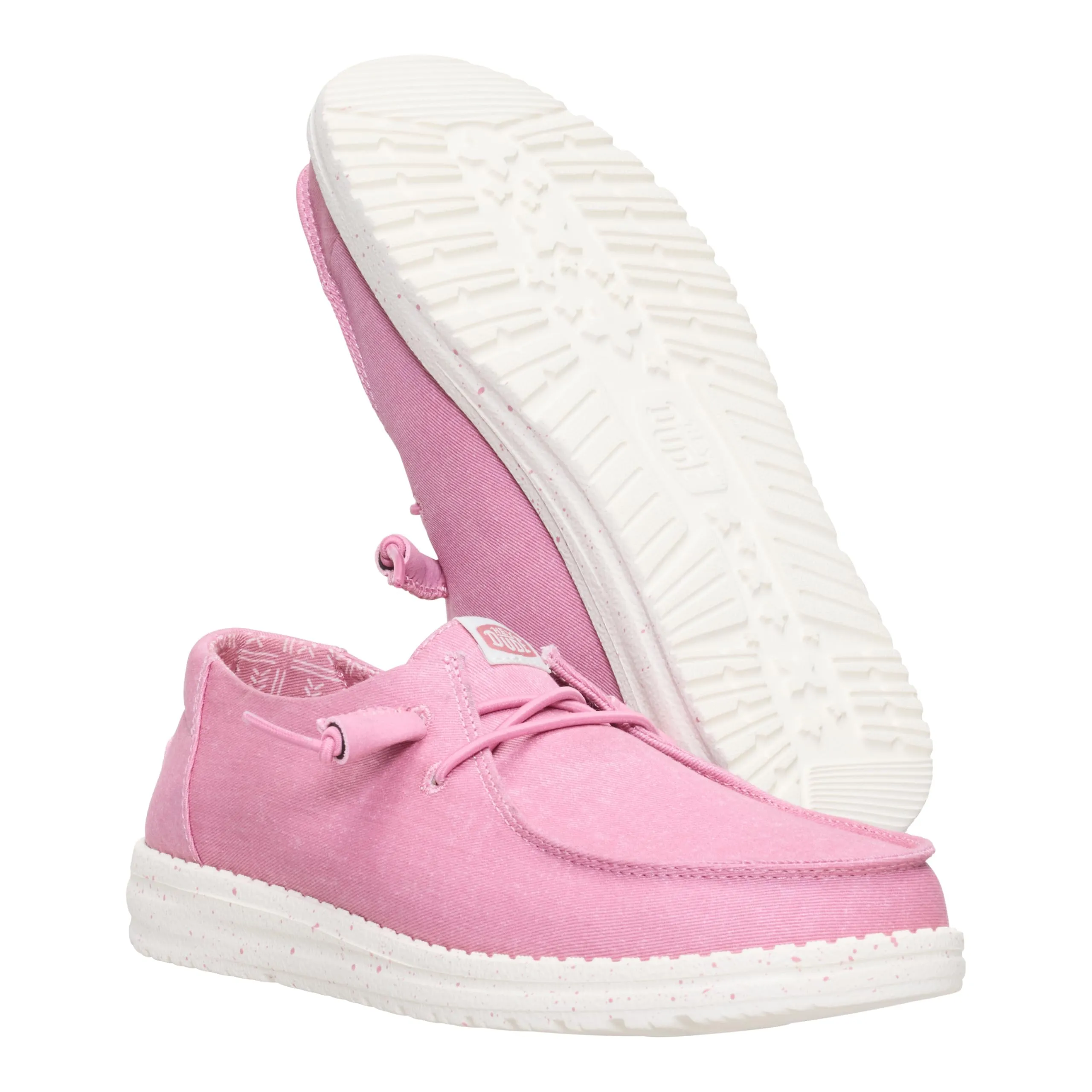 HEYDUDE Wendy Stretch Canvas Scarpe Slip-on da Donna, Rosa Digitale, 44 - immagine 4