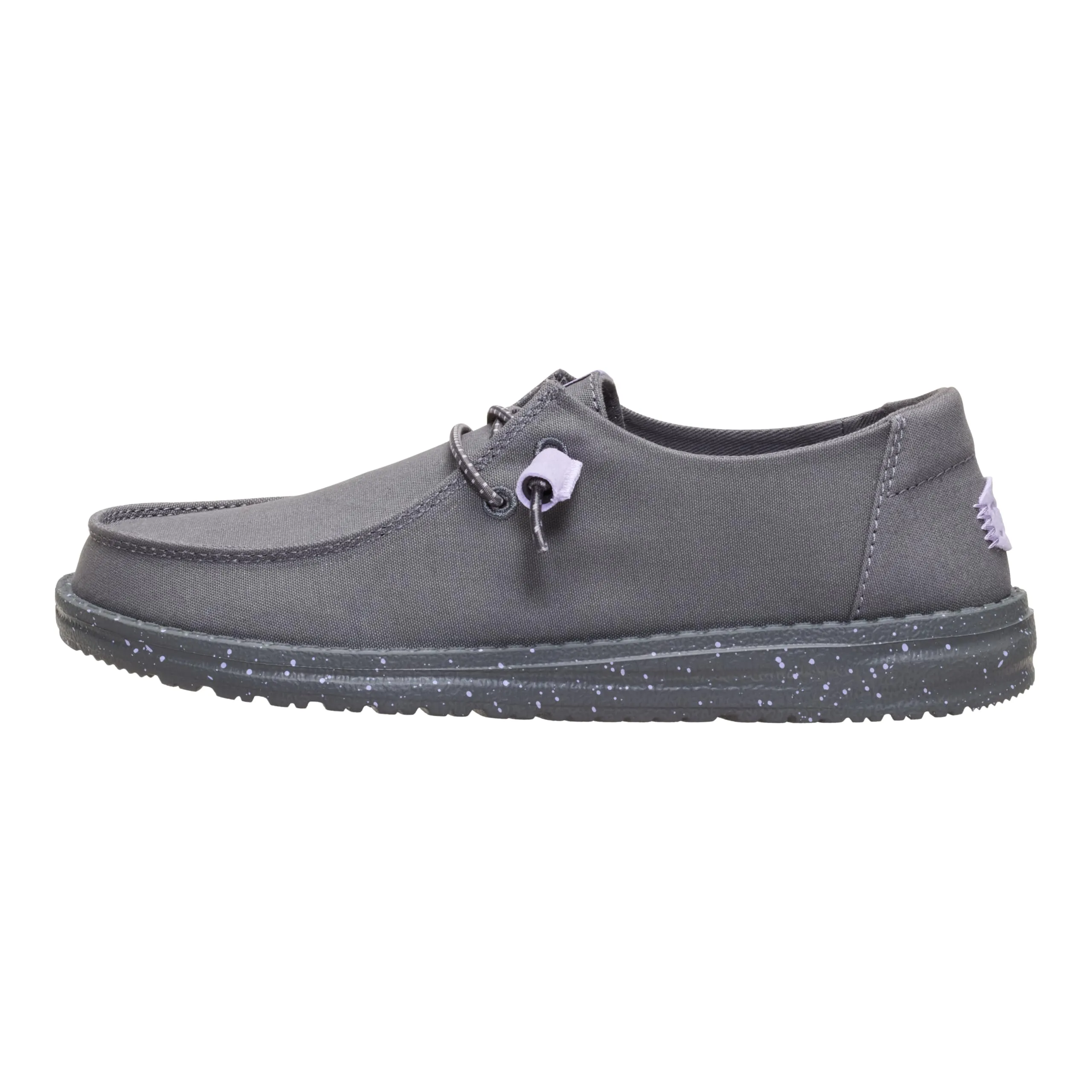 HEYDUDE Wendy Canvas Donna, Scarpe Basse Casual, Grigio Scuro, 45 - immagine 1