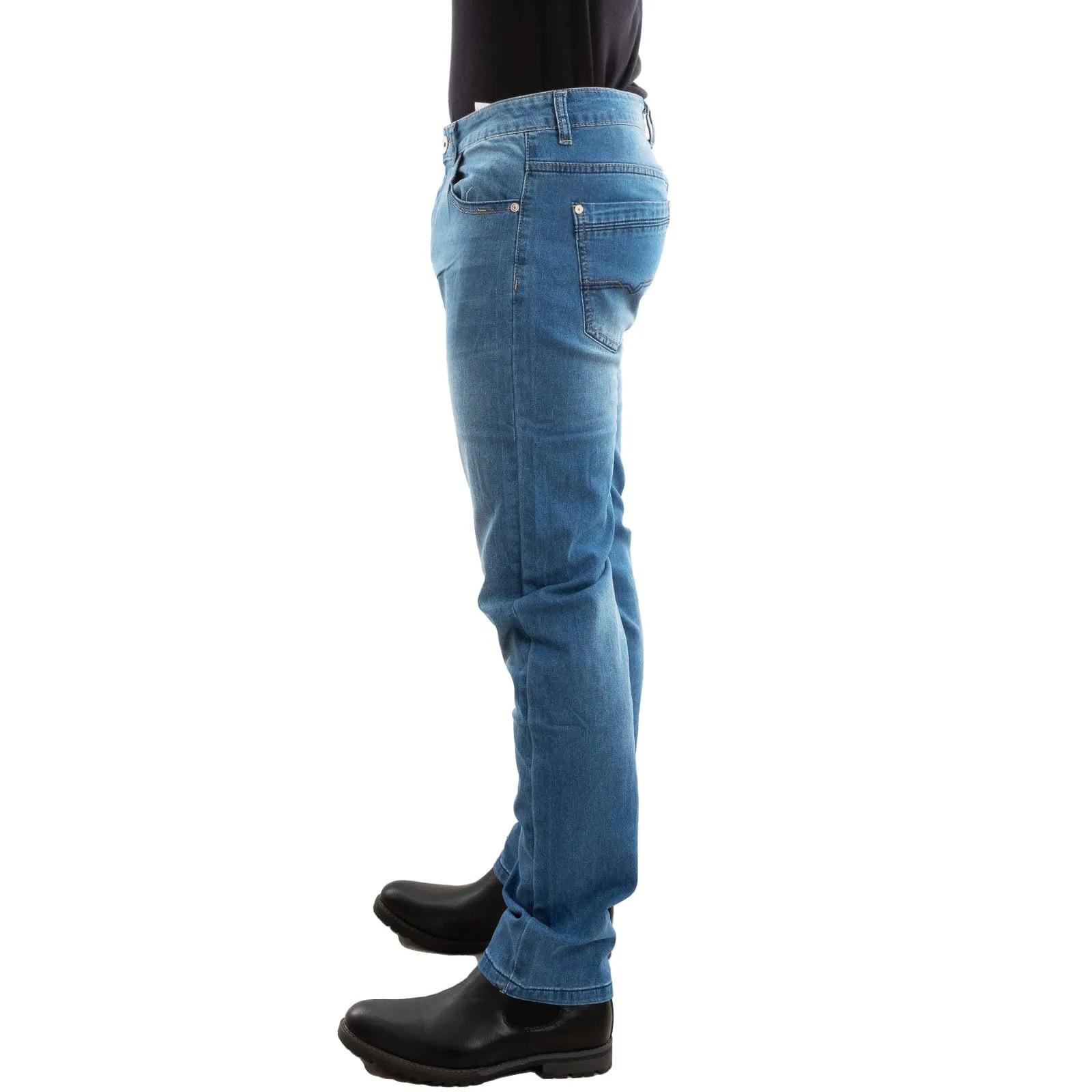 Toocool Jeans Uomo Regular Fit Denim LE-2487 Blu Estivo, 56 - immagine 7