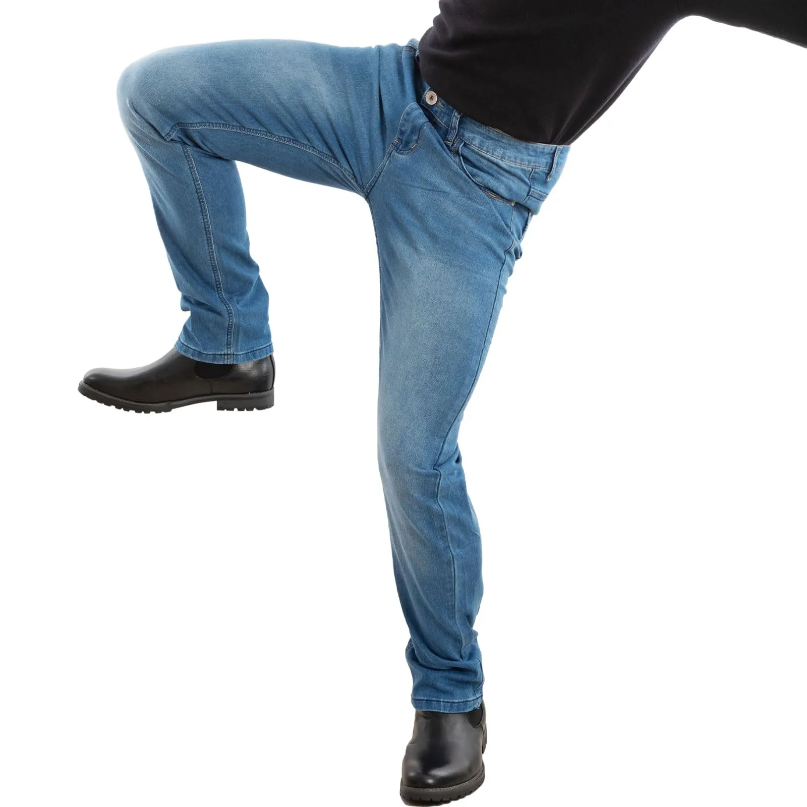 Toocool Jeans Uomo Regular Fit Denim LE-2487 Blu Estivo 46 - immagine 3