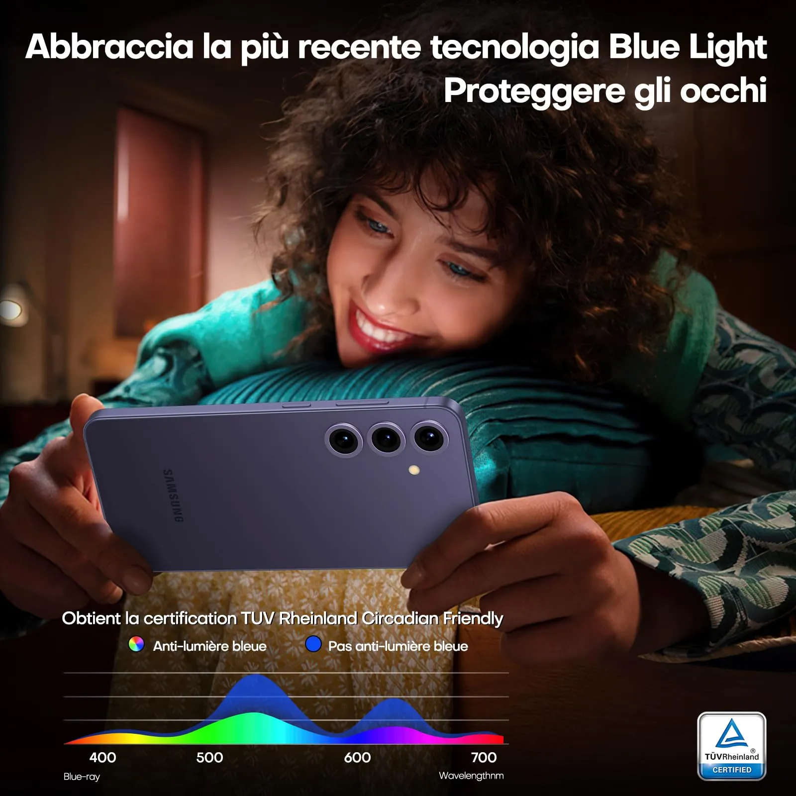 TOCOL Pellicola Protettiva in Vetro Temprato 9H per Samsung Galaxy S24 Plus, Trasparente, 2 Pezzi - immagine 4