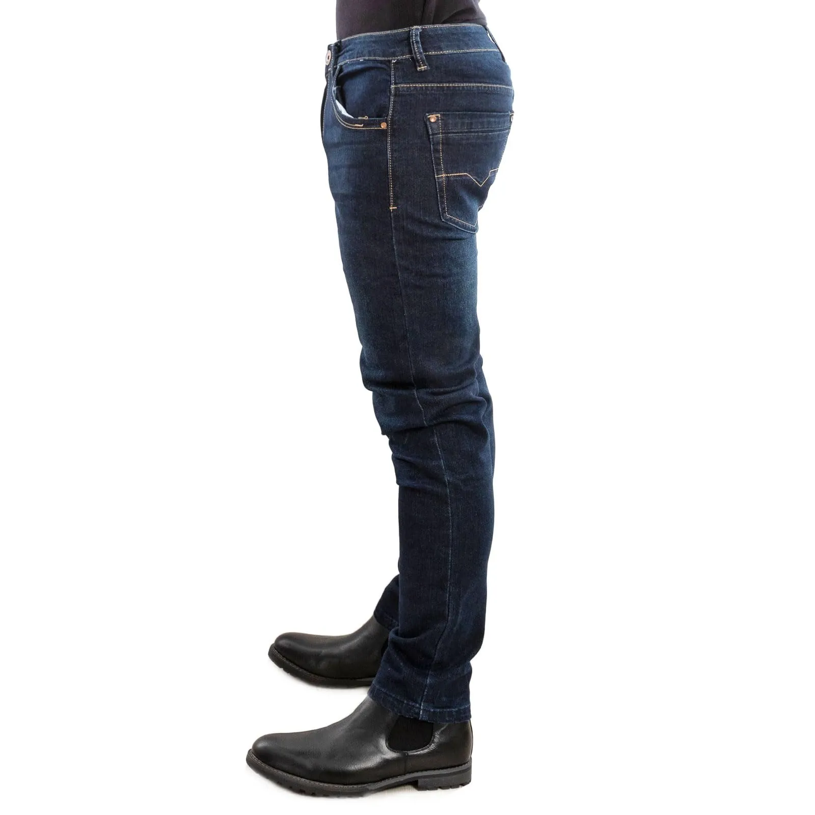 Toocool Jeans Uomo Regular Fit Denim LE-2487 Blu 56 - immagine 4