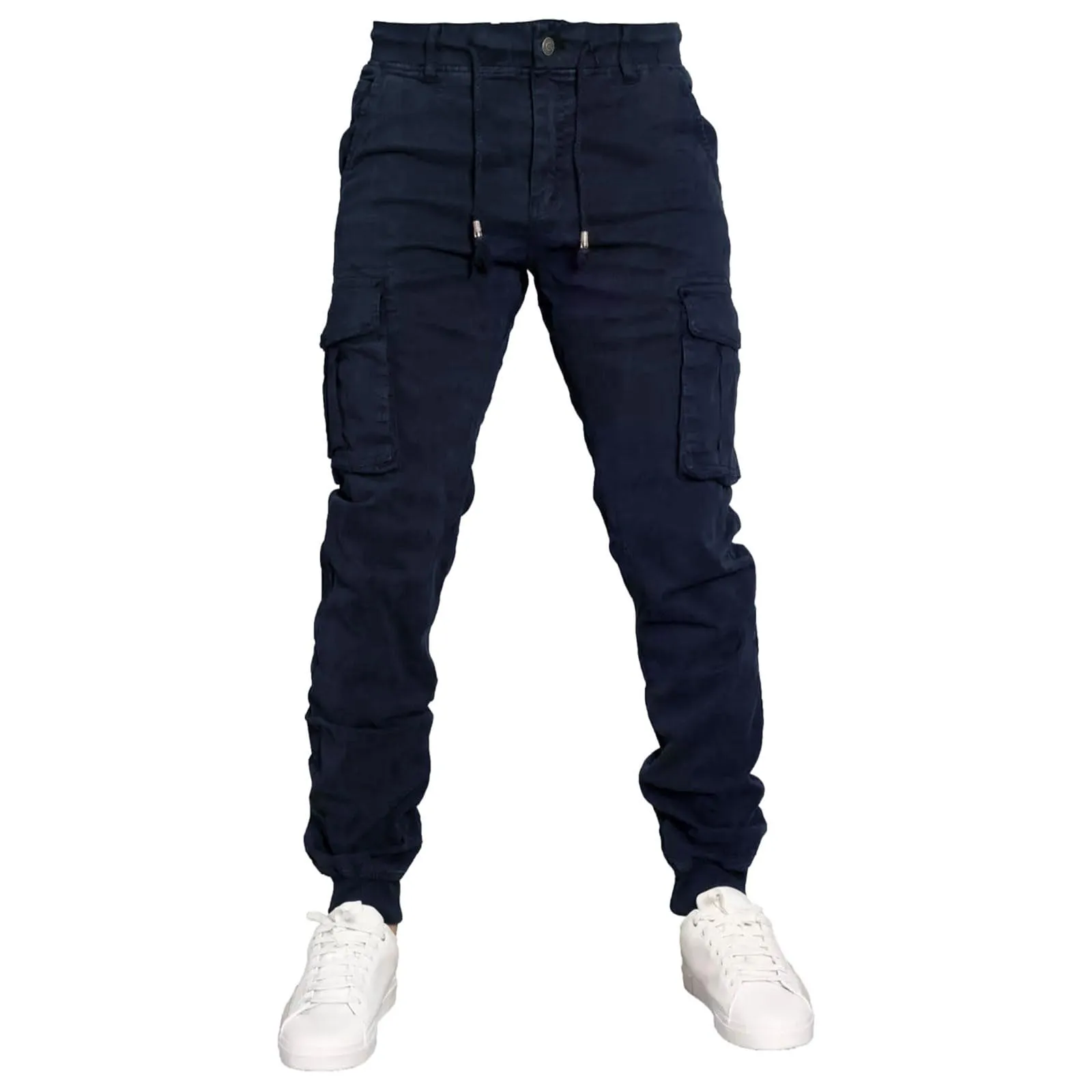 Toocool Pantaloni Cargo Militari Uomo in Cotone G6601 Estivo Blu Taglia 44 - immagine 1