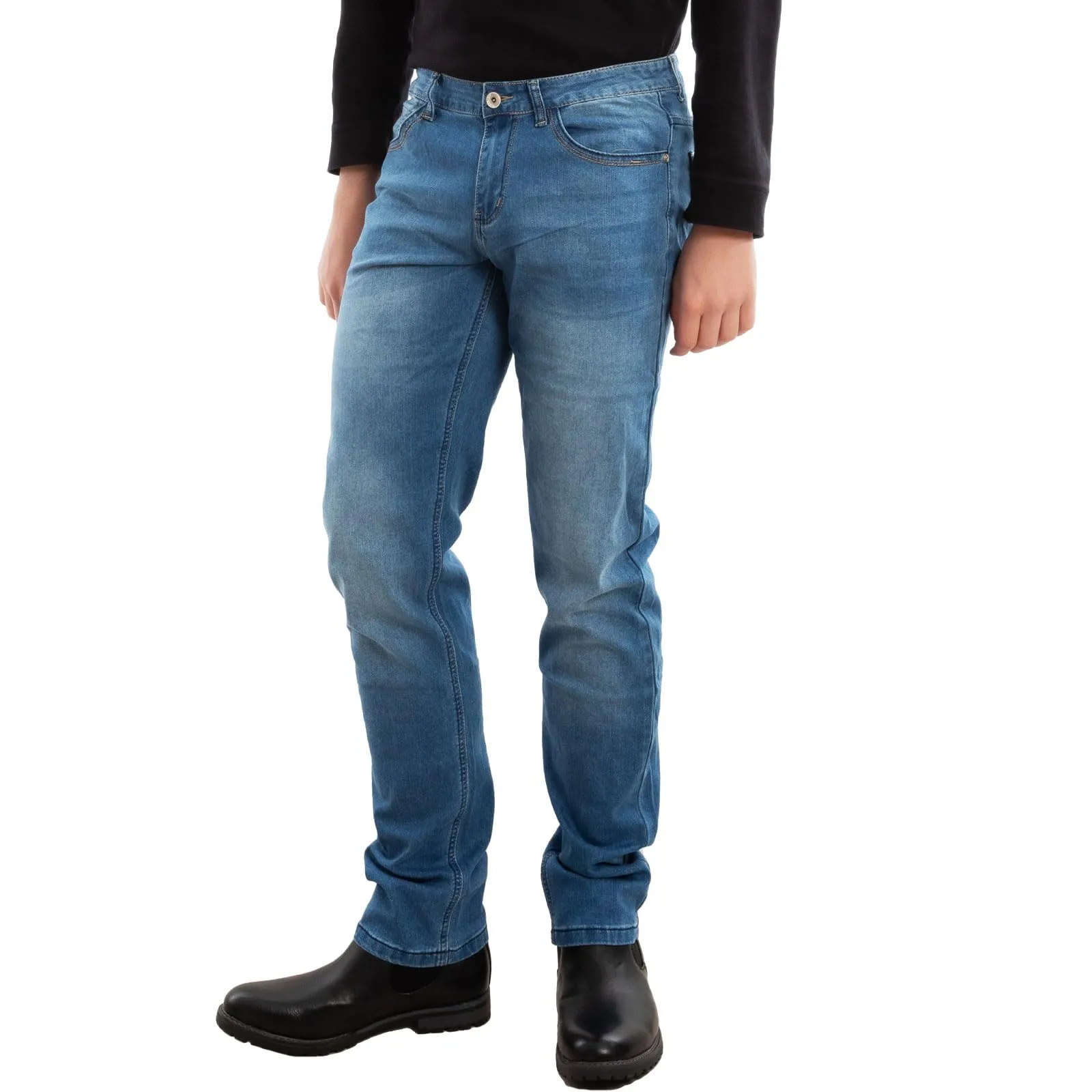 Toocool Jeans Uomo Pantaloni Regular Fit Denim LE-2487 Blu Estivo, 52 - immagine 1