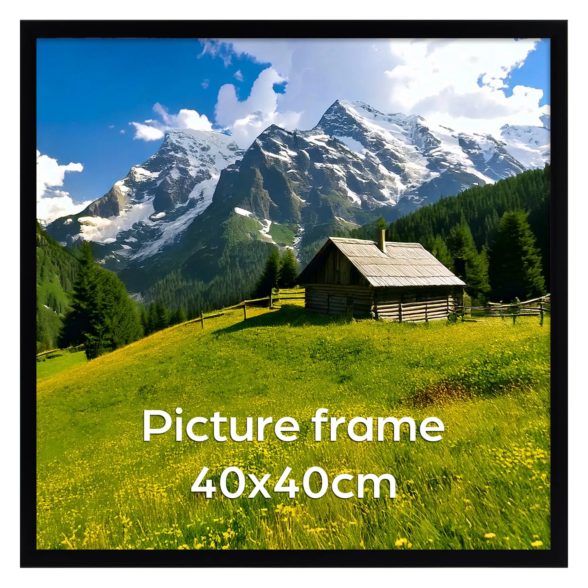 Ditwis Cornice Quadrata 40x40 cm Nera - immagine 7