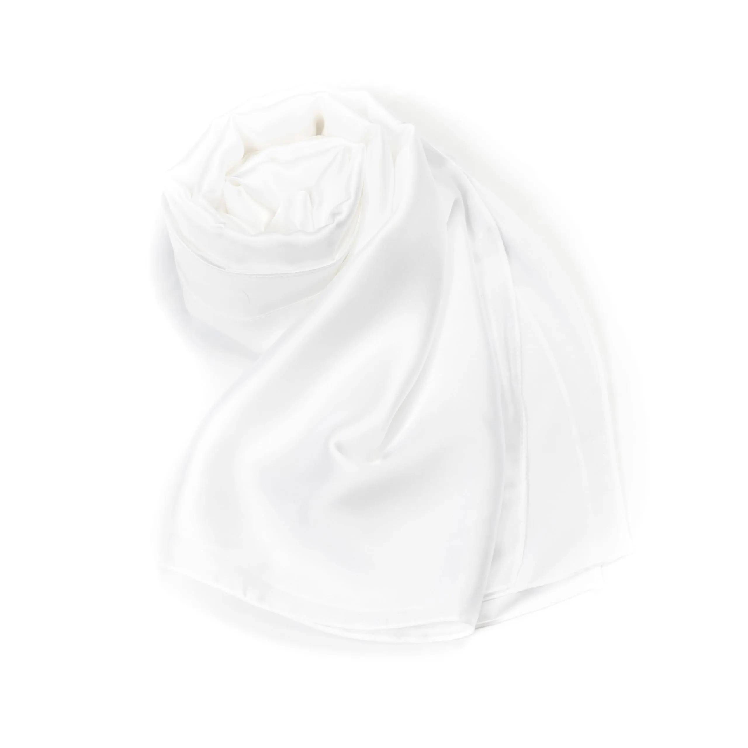 MAPIMANIA Stola Donna in Misto Seta 180x90 cm - Bianco - immagine 1