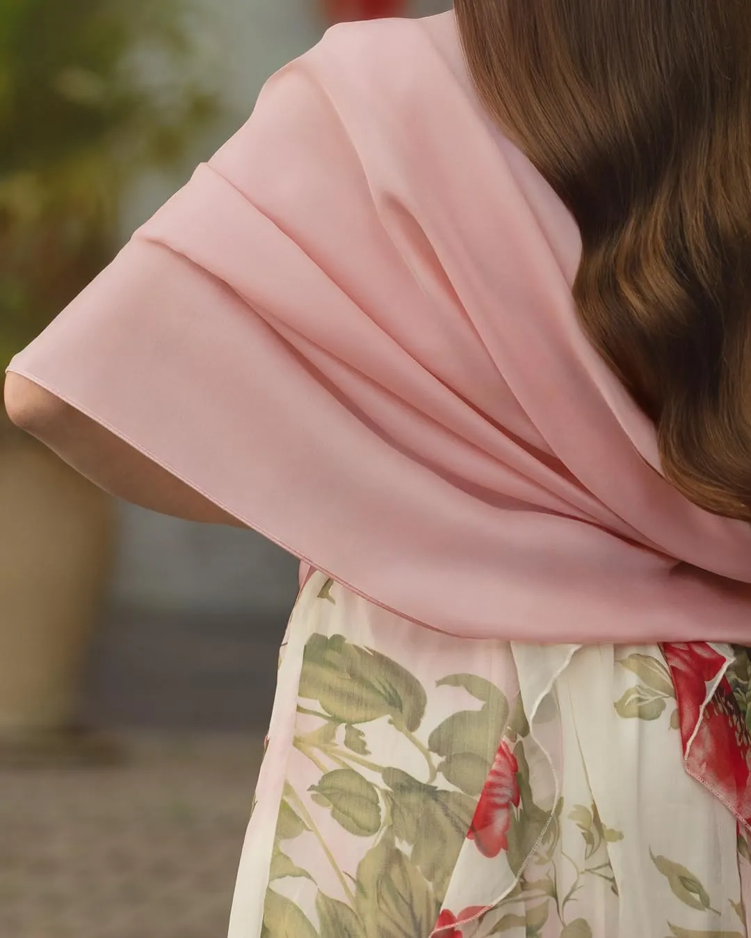 MAPIMANIA Stola Donna in Misto Seta 180x90 cm Rosa - immagine 2