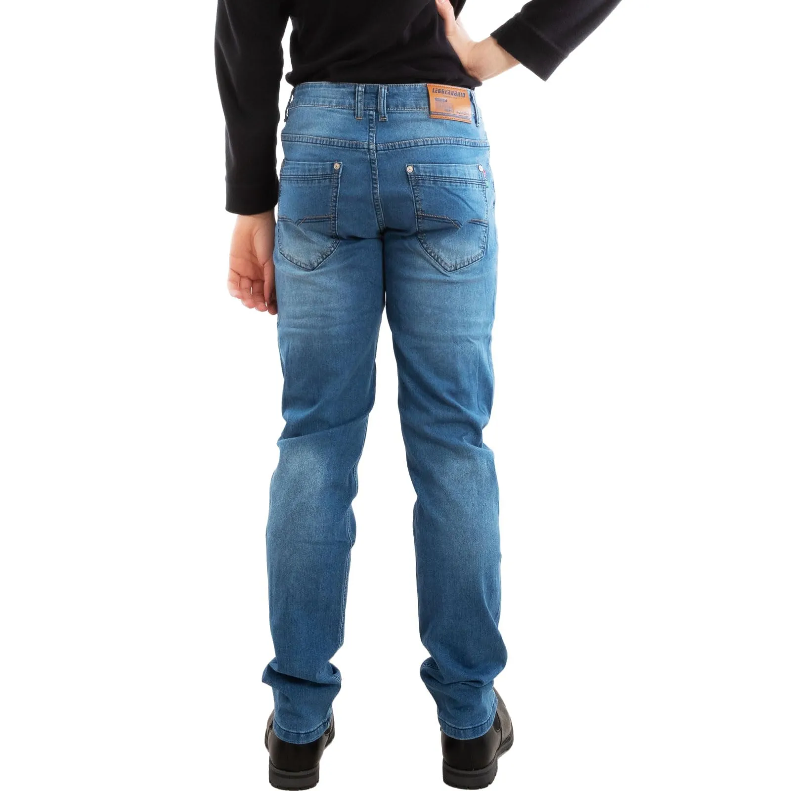 Toocool Jeans Uomo Regular Fit Denim LE-2487 Blu Estivo 54 - immagine 6
