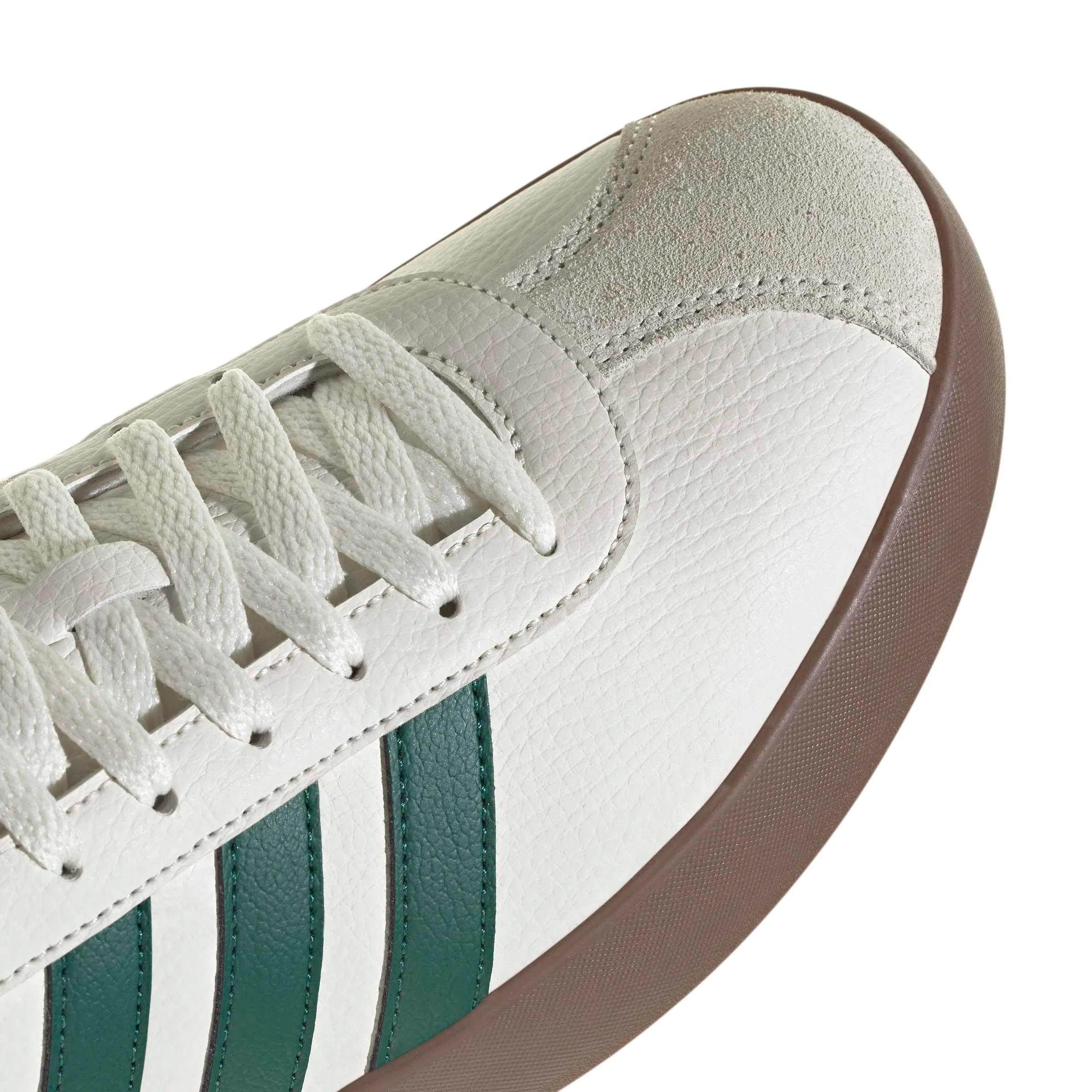 adidas VL Court 3.0 Shoes - Core White/Collegiate Green/Gum5 - 41 1/3 EU - immagine 6