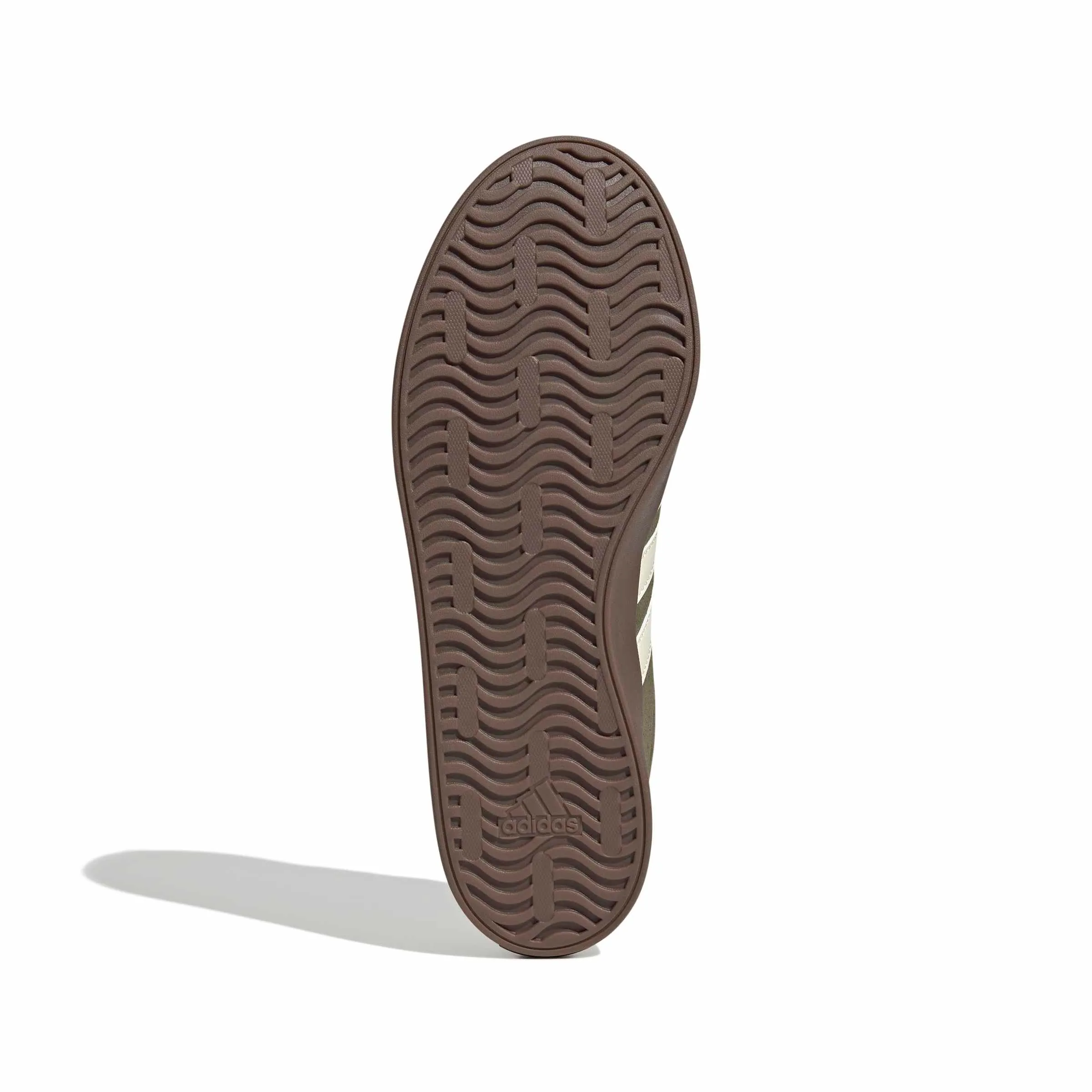 adidas VL Court 3.0 Shoes, Olive Strata/Cream White/Gum, 43 1/3 EU - immagine 8