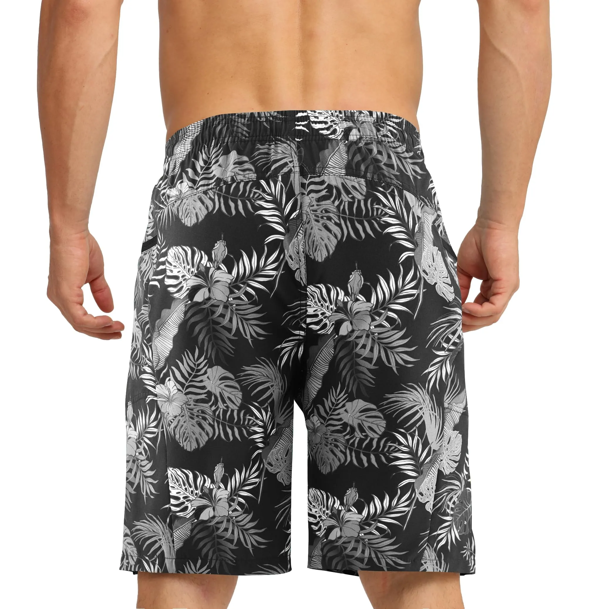 APTRO Pantaloncini da Bagno da Uomo 2 in 1 con Fodera a Compressione, Asciugatura Rapida, Taglia XXL - immagine 3