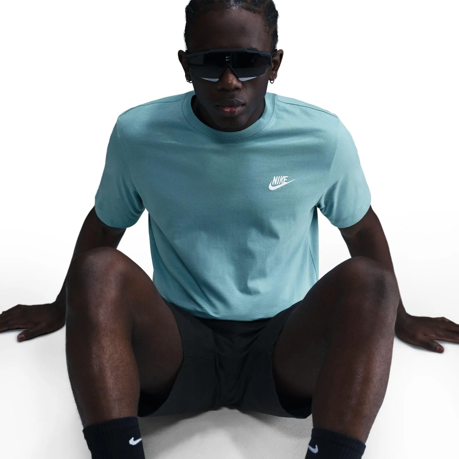 Nike Sportswear Club Maglietta da Uomo, Denim Turq, AR4997-465, XS - immagine 5