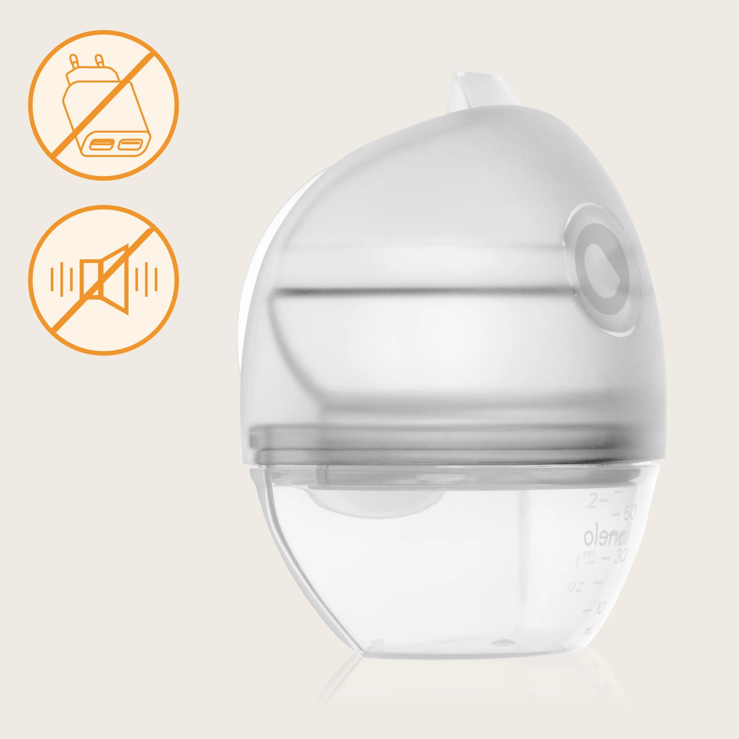 Lionelo Milky 2in1 Raccoglilatte e Tiralatte Manuale in Silicone BPA-Free - immagine 6