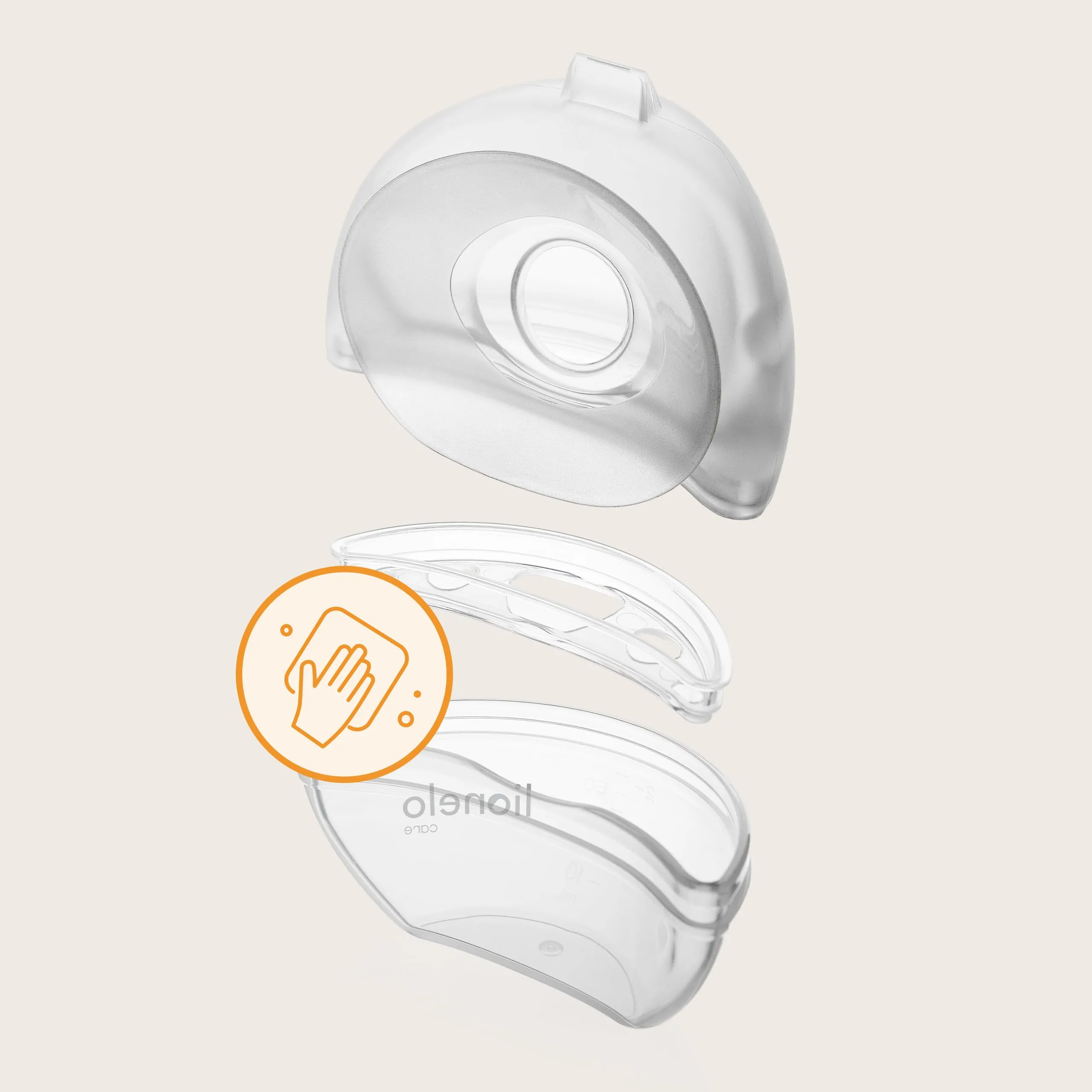 Lionelo Milky 2in1 Raccoglilatte e Tiralatte Manuale in Silicone BPA-Free - immagine 8