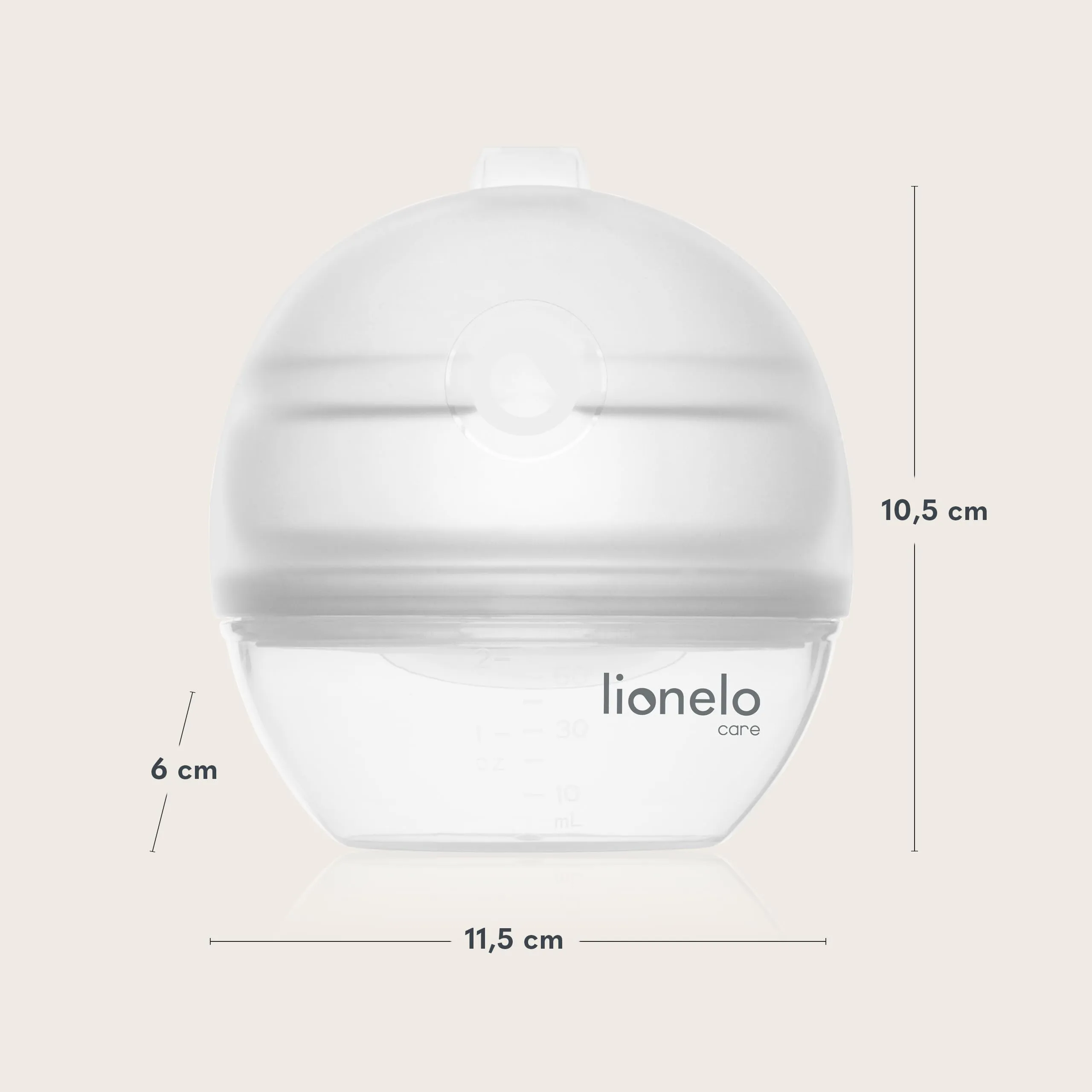 Lionelo Milky 2in1 Raccoglilatte e Tiralatte Manuale in Silicone BPA-Free - immagine 9