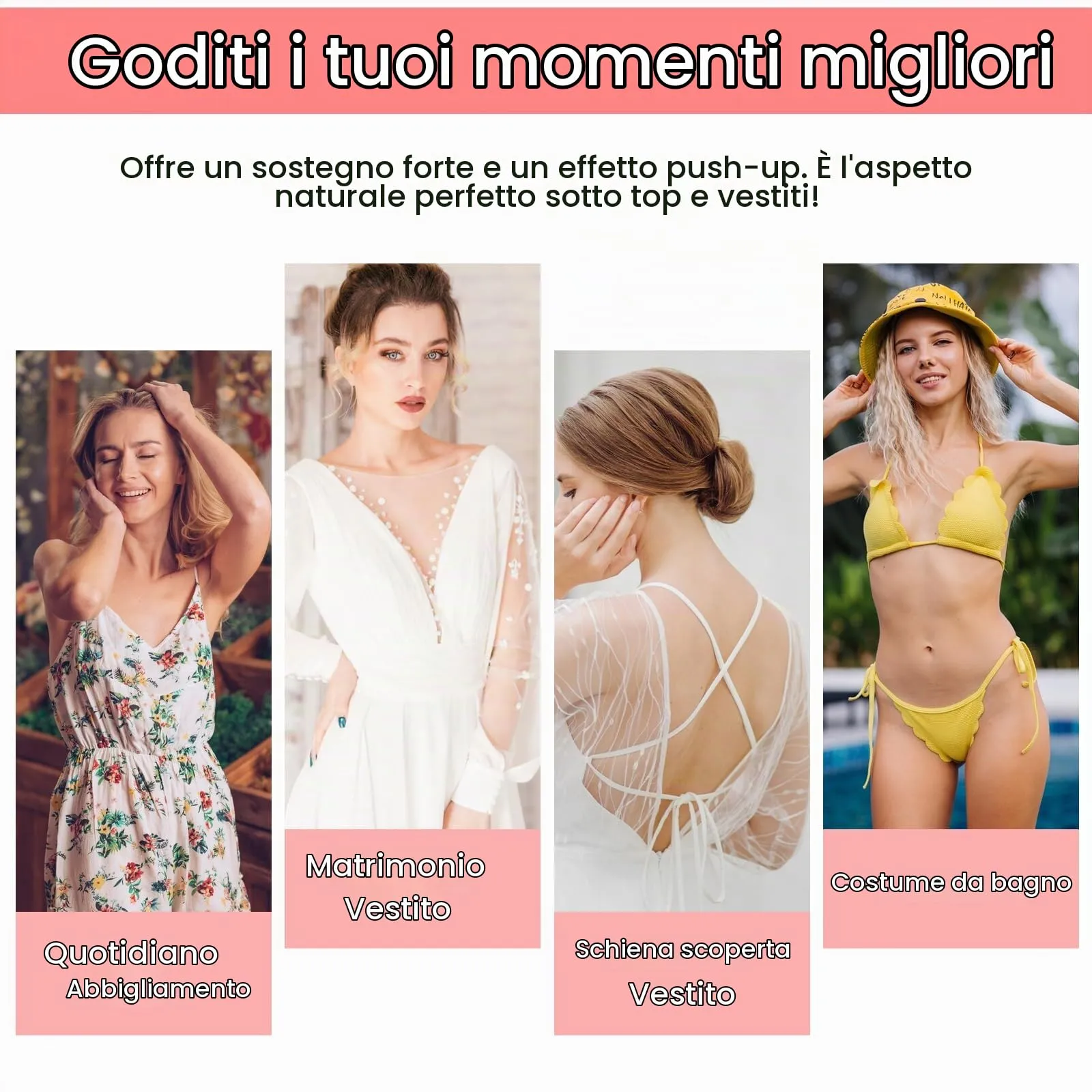 Leikedun Copricapezzoli Invisibili Adesivi Monouso per Donna, 60 Pezzi - immagine 7