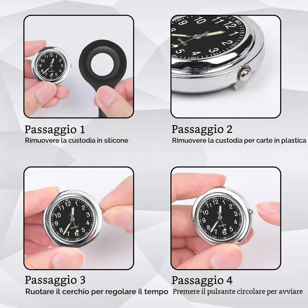 Vicloon Orologio da Infermiere in Silicone con Spilla, Quadrante Rotondo per Medici e Paramedici - immagine 5