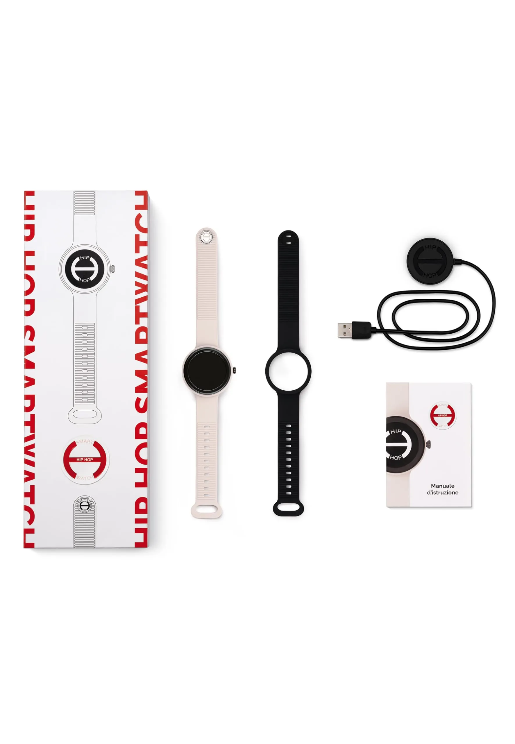 HIP HOP Hero.Next Smartwatch HWU1193, Nero, Beige - immagine 6