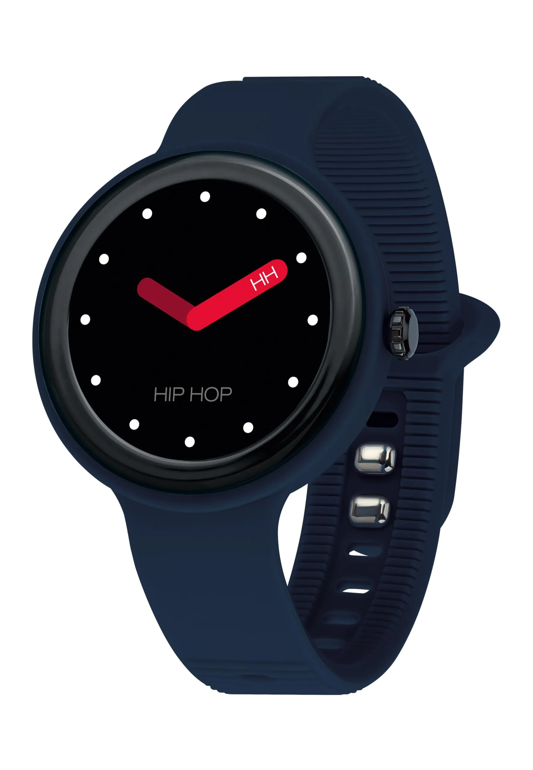 Hip Hop HWU1204 Smartwatch Donna, Quadrante Nero, Cinturino Silicone Blu Giallo - immagine 3