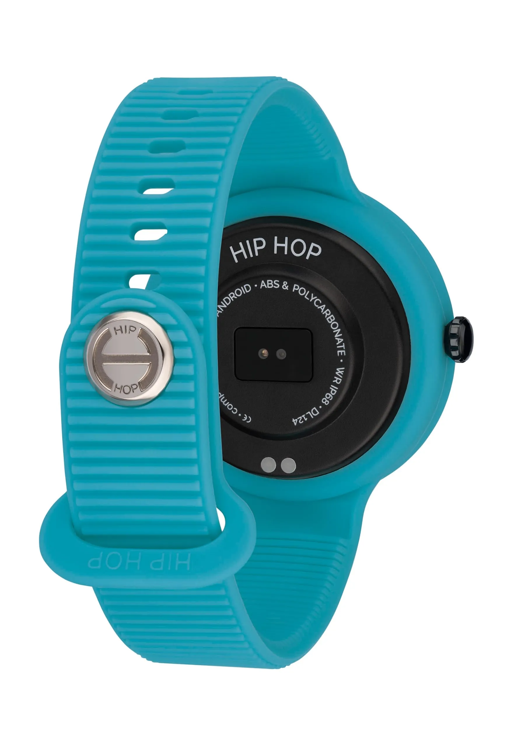 Hip Hop Hero.Next HWU1201 Smartwatch Donna, Quadrante Nero, Cinturino Silicone Azzurro - immagine 4