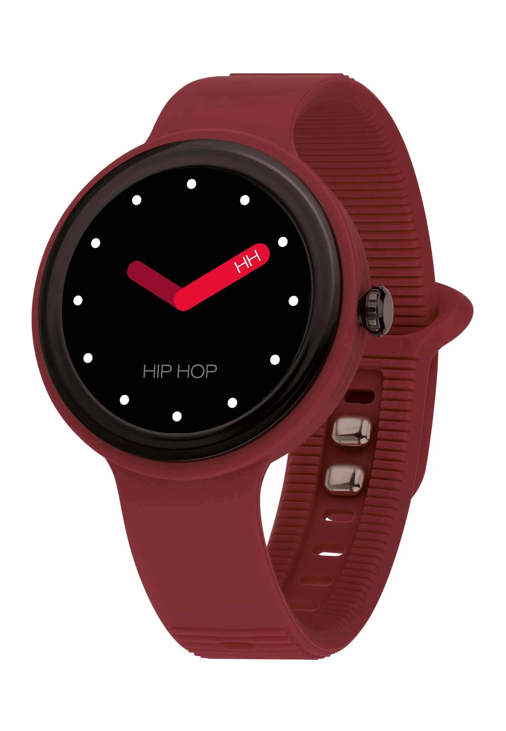 Hip Hop HWU1316 Donna Hero.Next Smartwatch Nero Cinturino Silicone Bordeaux/Light Blue - immagine 3
