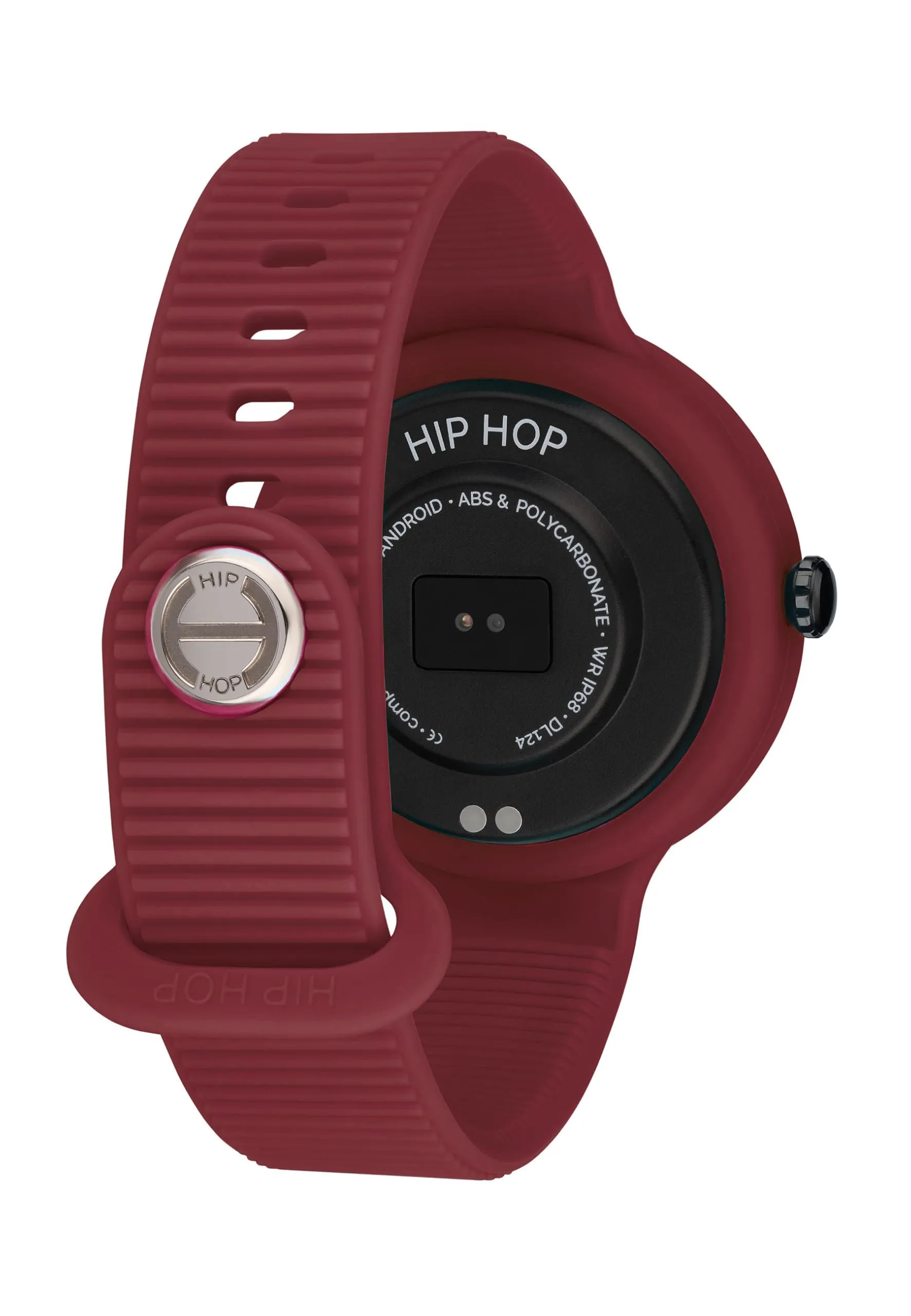 Hip Hop HWU1316 Donna Hero.Next Smartwatch Nero Cinturino Silicone Bordeaux/Light Blue - immagine 4
